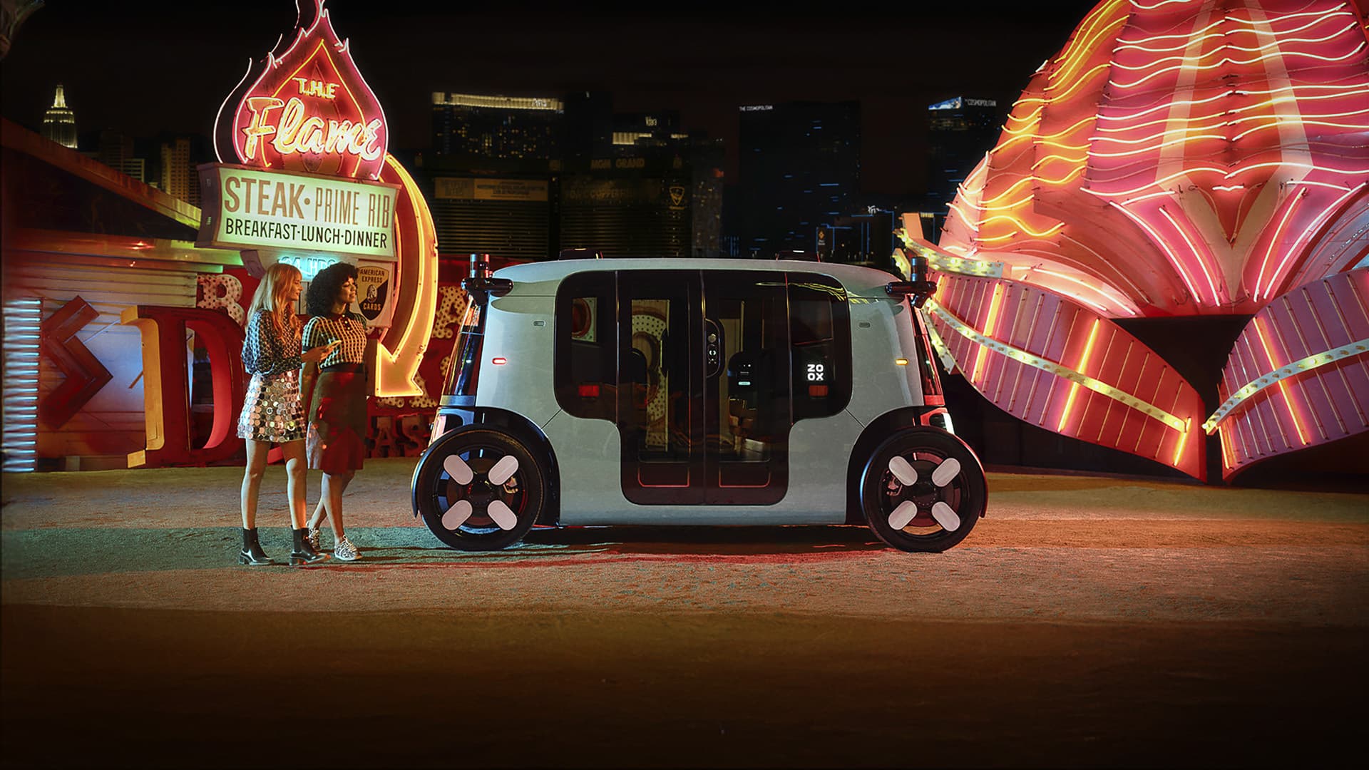 Kein Lenkrad, kein Bremspedal: Robotaxis erobern Las Vegas