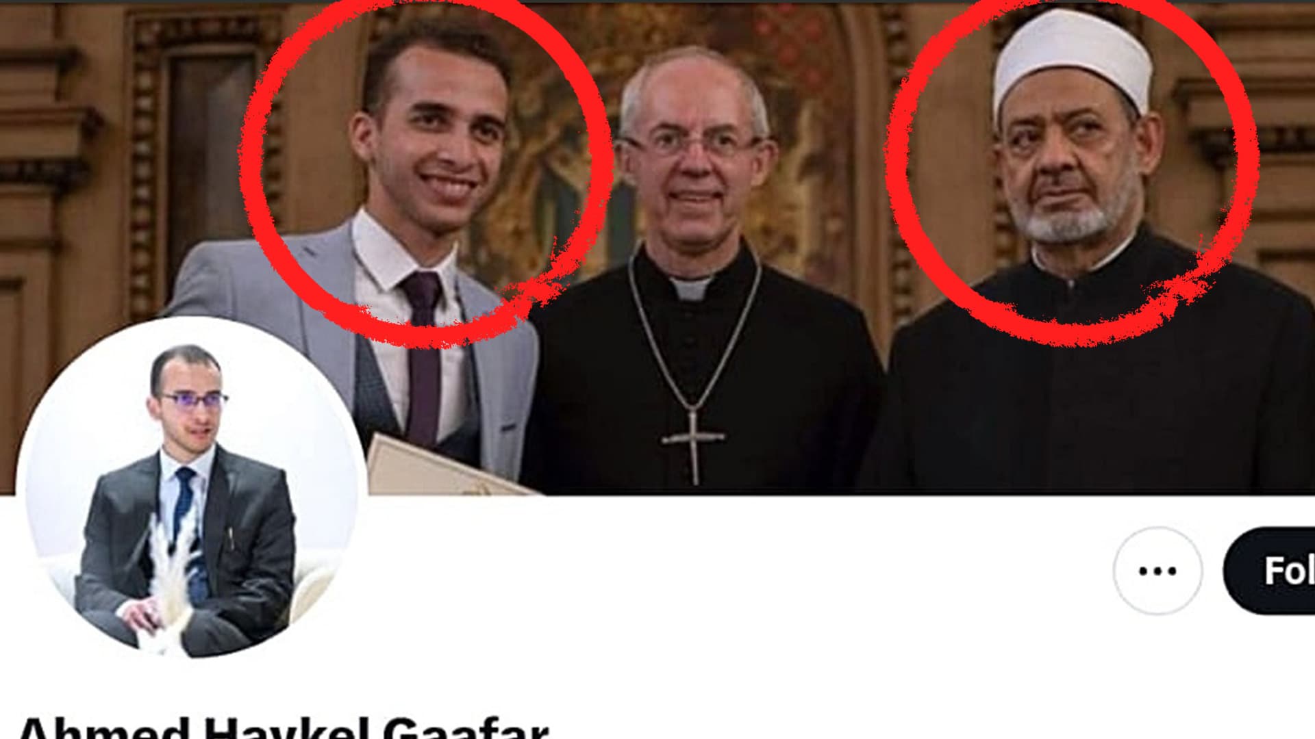 Trusted Flagger-Oberzensor Ahmed Gaafar löscht Profil-Foto mit Hamas-Unterstützer