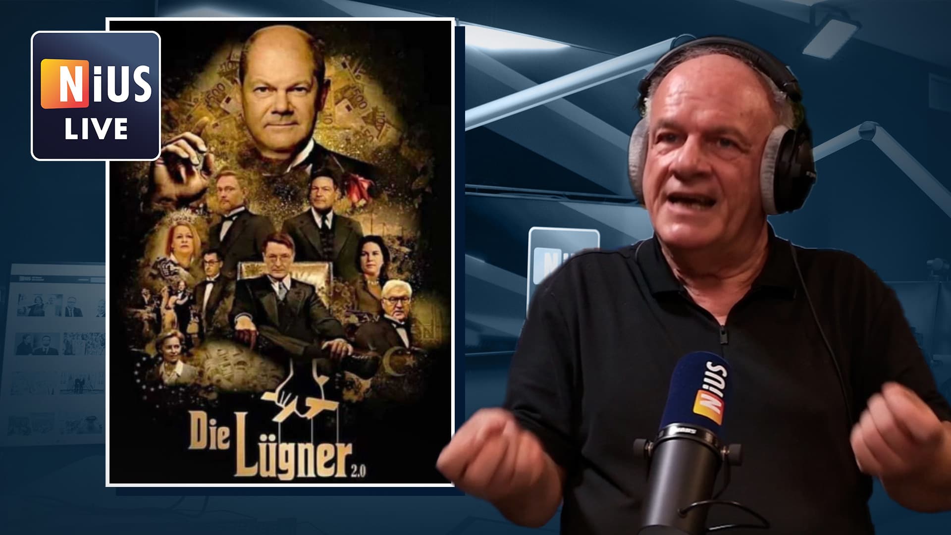 NIUS LIVE am Mittwoch: „Wir sind inzwischen so weit, dass Wahrheit als Lüge bezeichnet wird“
