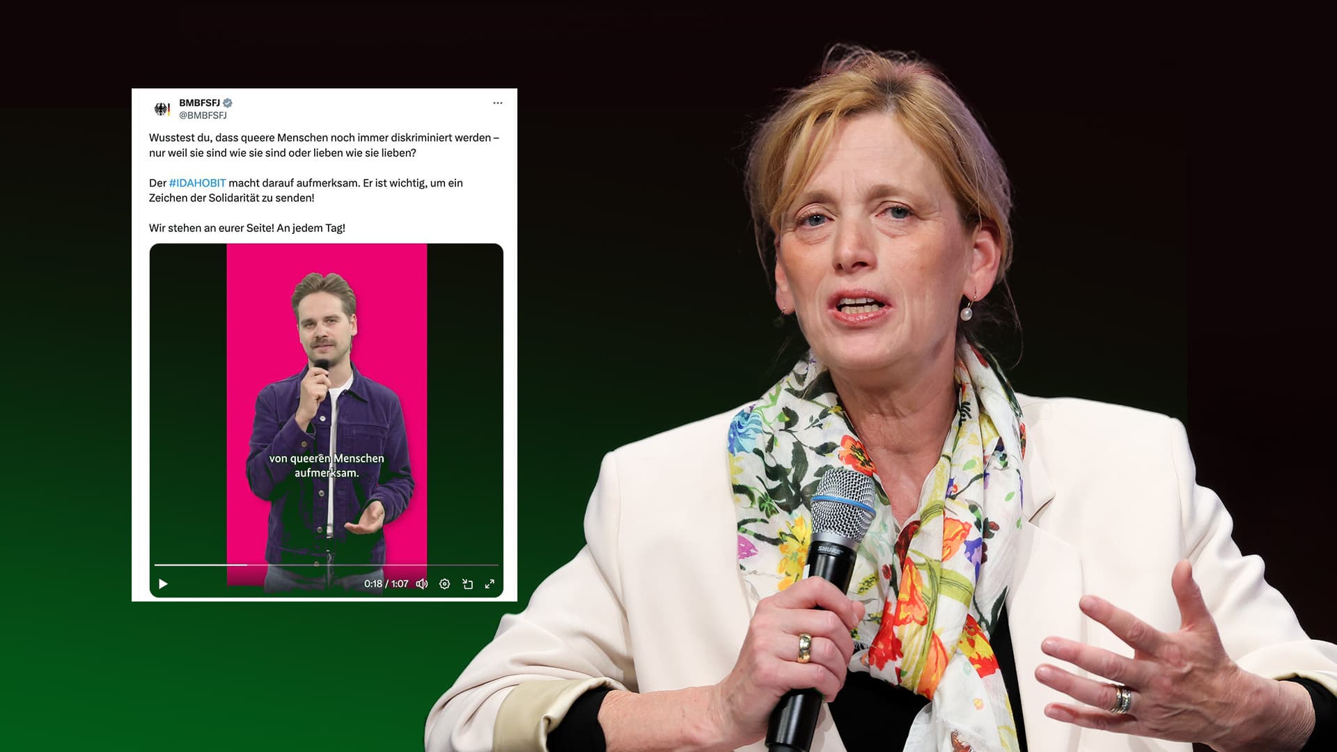 Regenbogen statt Richtungswechsel! CDU-Ministerin Prien übernimmt grüne Trans-Agenda