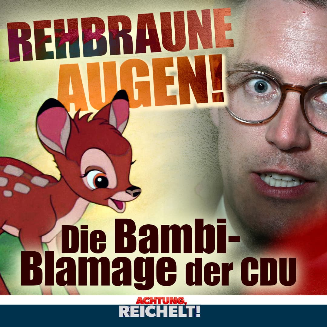 Rehbraune Augen! Die Bambi-Blamage der CDU