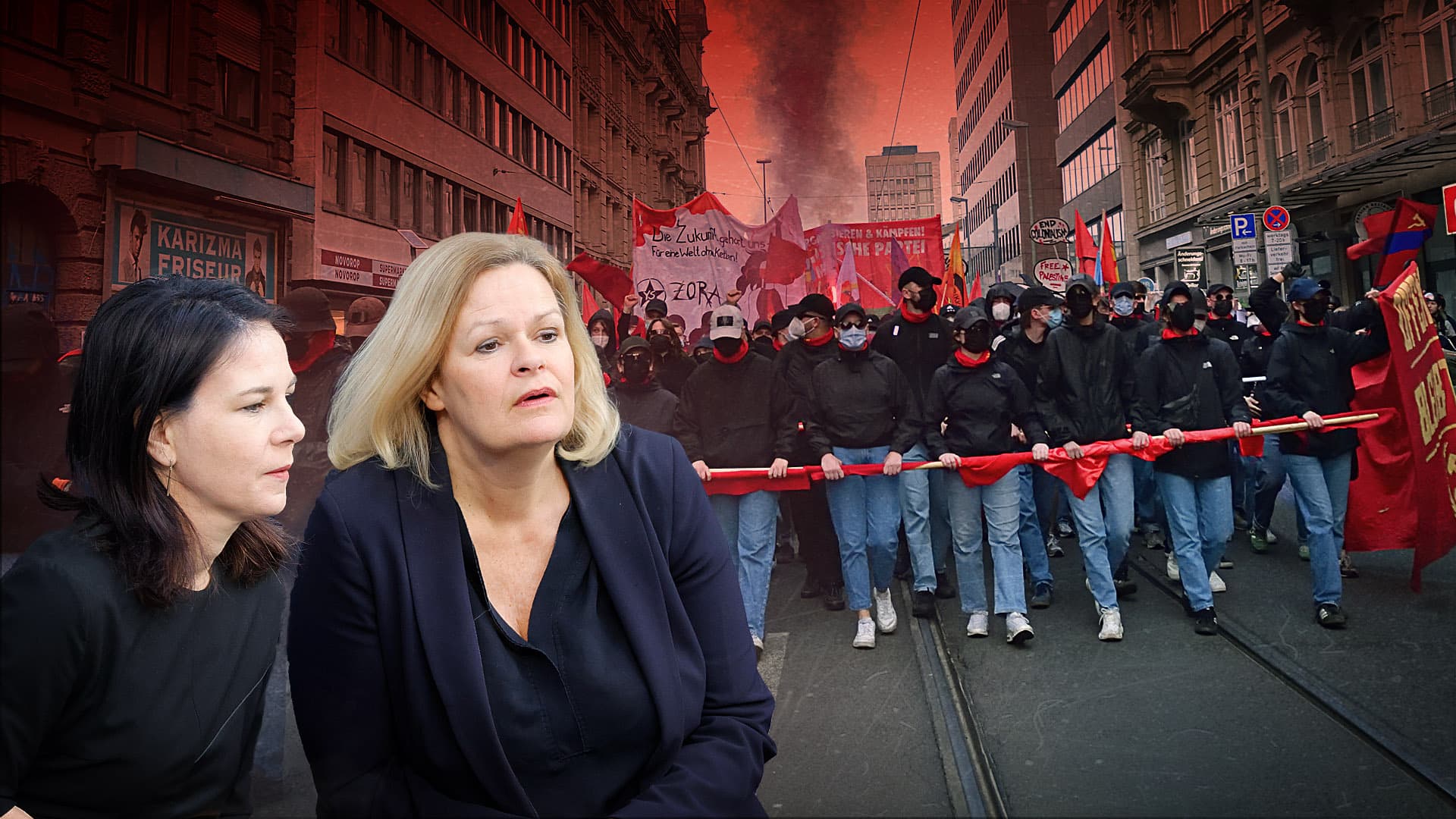 Faeser, Baerbock, Künast & Esken sympathisieren mit Linksextremen: Die gefährliche Nähe der Bundesregierung zur Antifa