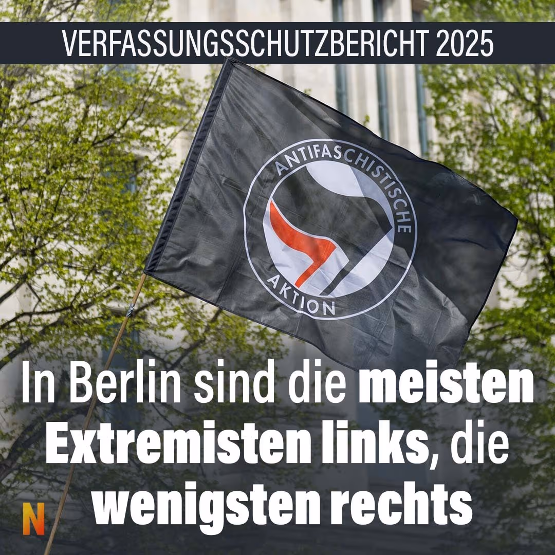 In Berlin sind die meisten Extremisten links, die wenigsten rechts