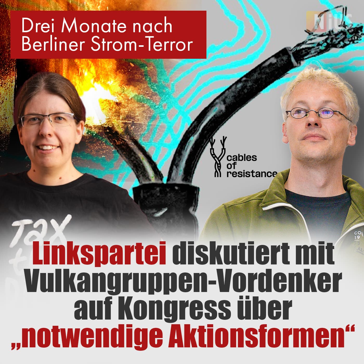 Linkspartei diskutiert mit Vulkangruppen-Vordenker auf Kongress über „notwendige Aktionsformen“