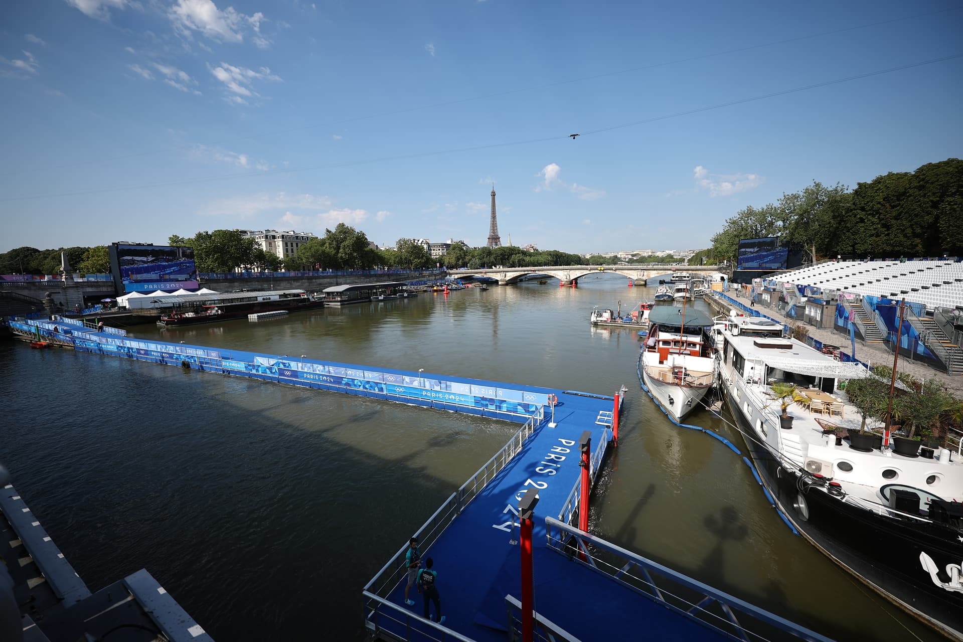 Olympia 2024: Seine zu schmutzig – Triathlon der Männer fällt ins Wasser