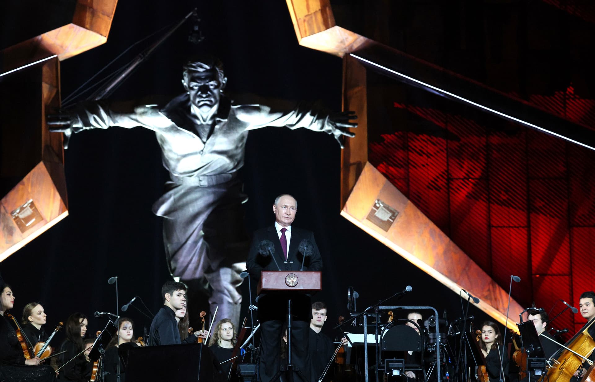 Als die Welt über Prigoschins Tod sprach, feierte Putin hier