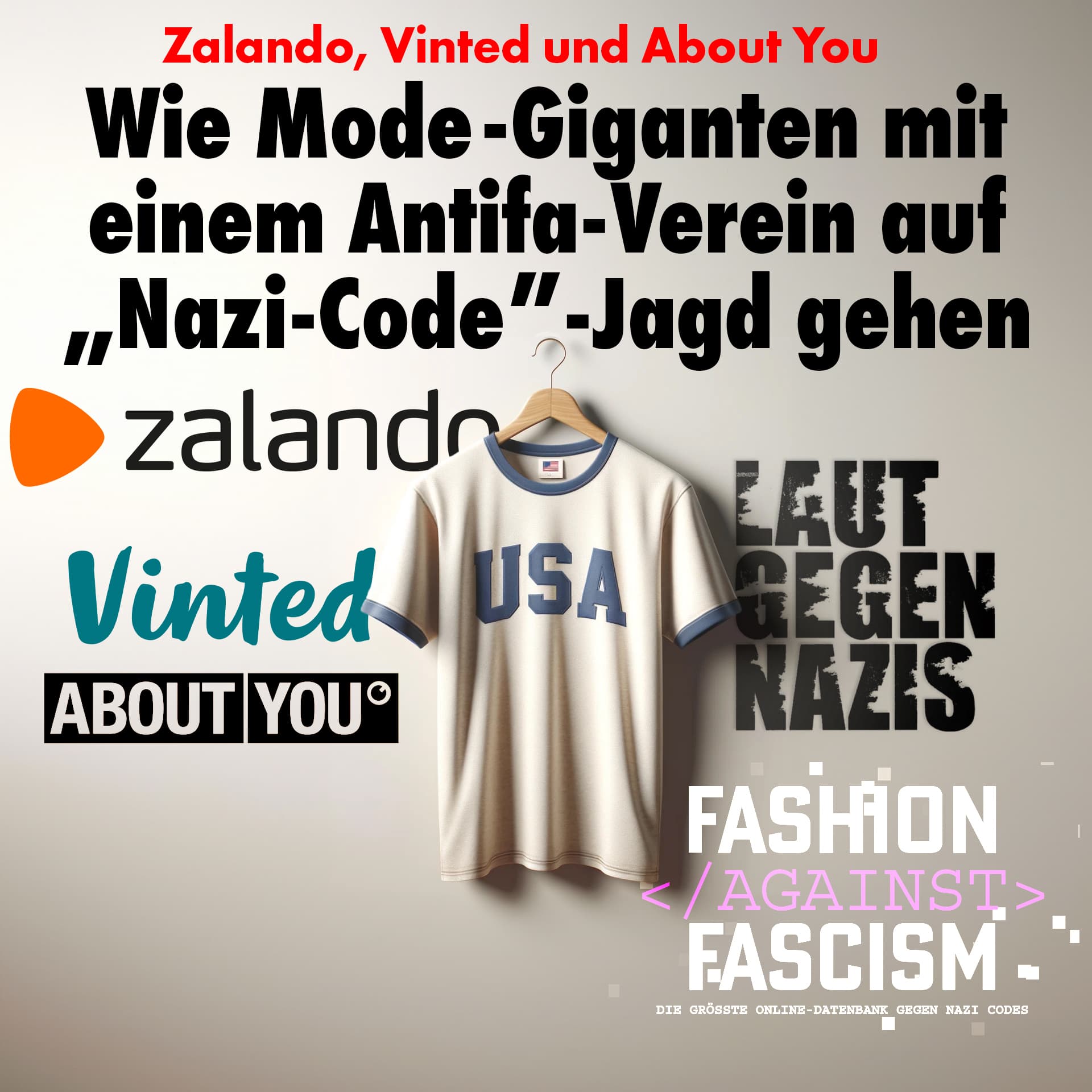 Zalando, Vinted und About You: Wie Mode-Giganten mit einem Antifa-Verein auf „Nazi-Code”-Jagd gehen