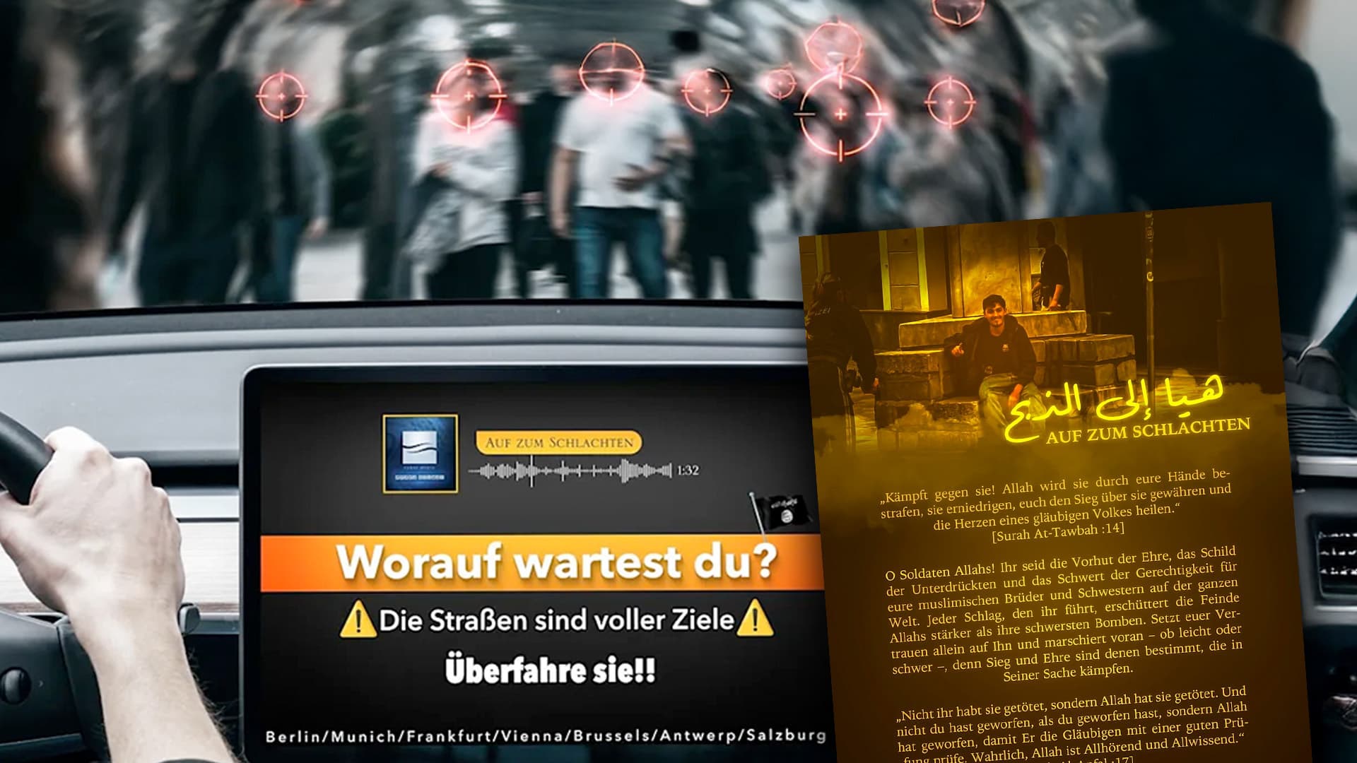 „Auf zum Schlachten, die Straßen sind voller Ziele“: ISIS ruft zu Anschlägen in Deutschland auf!