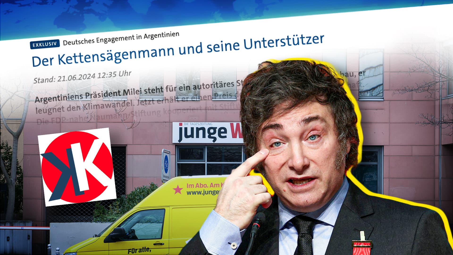 „Ultrarechter Kettensägenmann“: Bei Tagesschau diskreditieren linksradikale Autoren argentinischen Präsidenten Milei