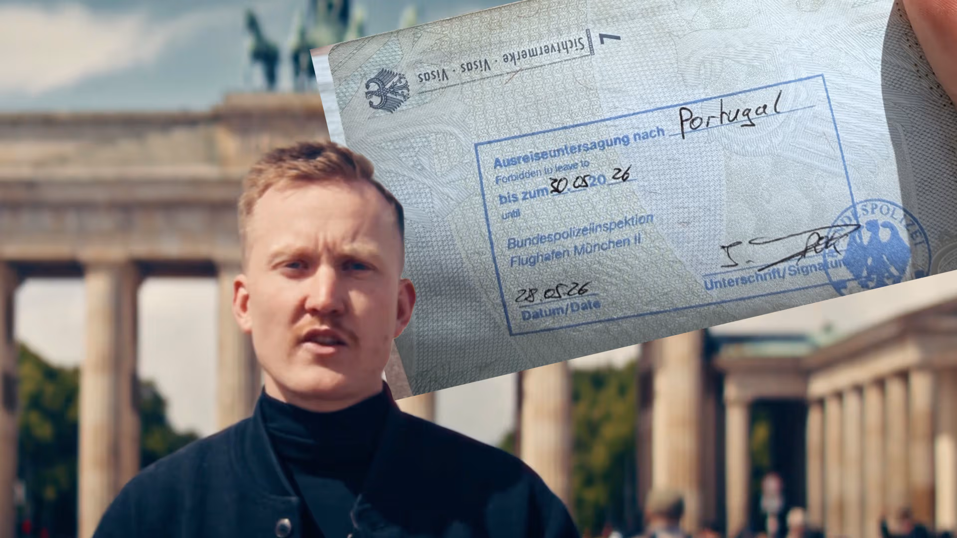 Bundespolizei verweigert Sprecher der deutschen Identitären die Ausreise nach Portugal