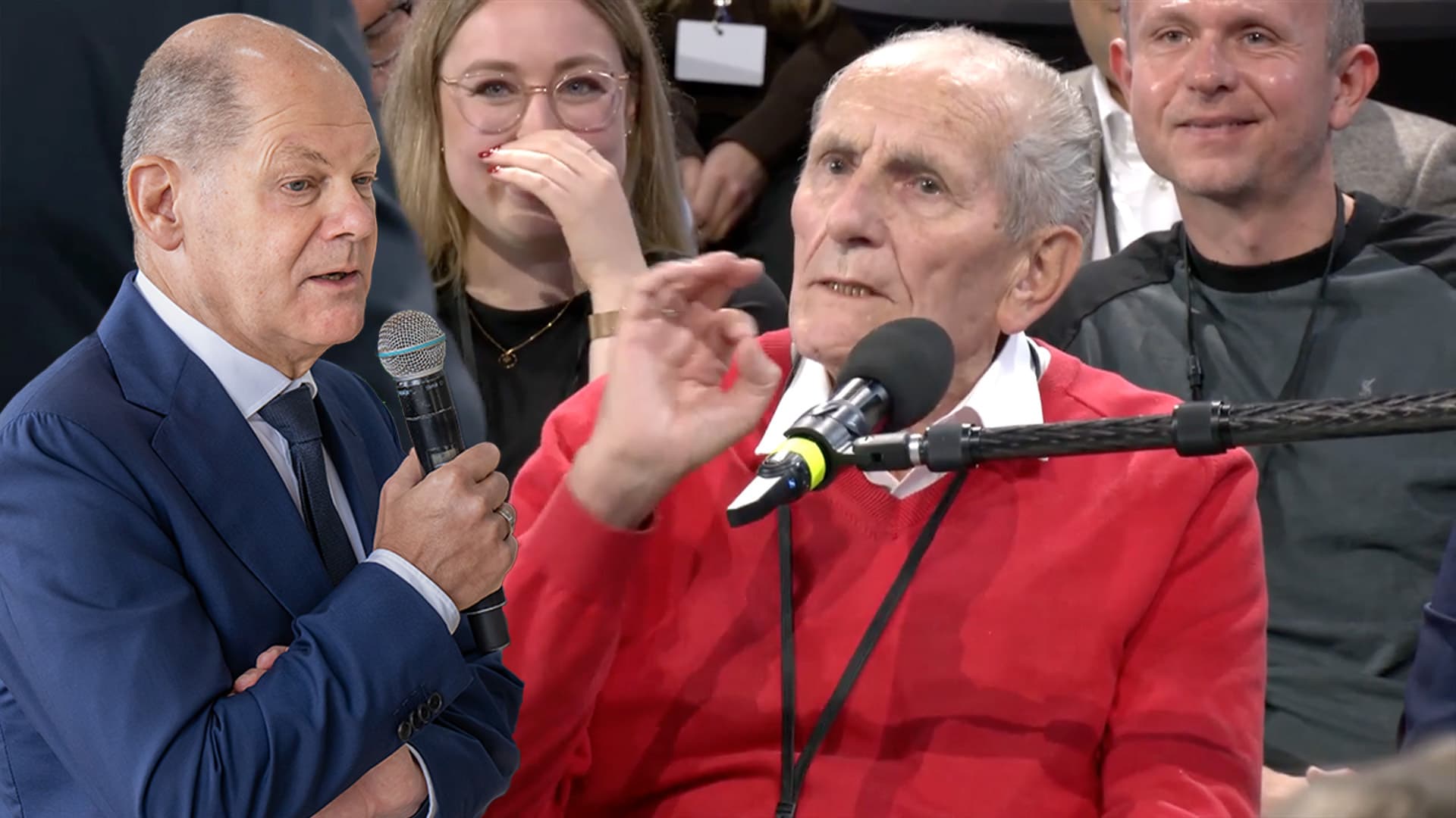 Ein Rentner sagt Scholz, was Millionen Deutsche denken: „Man nennt Sie die dümmste Regierung der Welt!“
