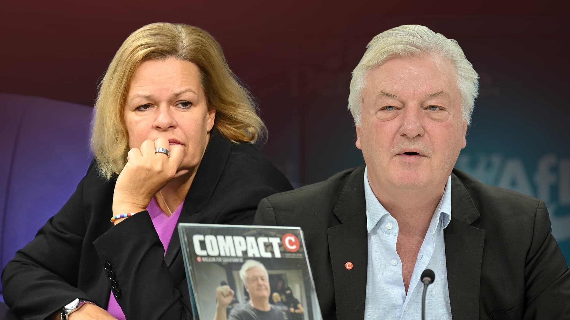 Nächste Niederlage für Faeser: Compact-Magazin darf wieder Bankkonten führen