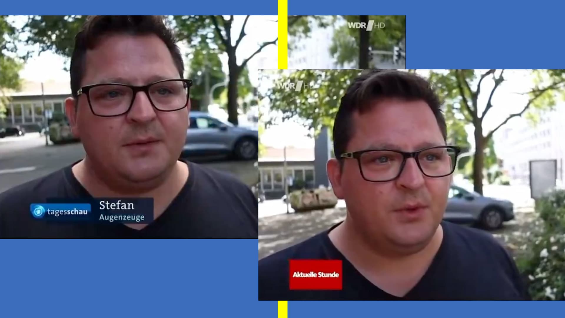 Er bekam in Solingen alles mit: „Stefan“, der mysteriöse Doppelzeuge der ARD