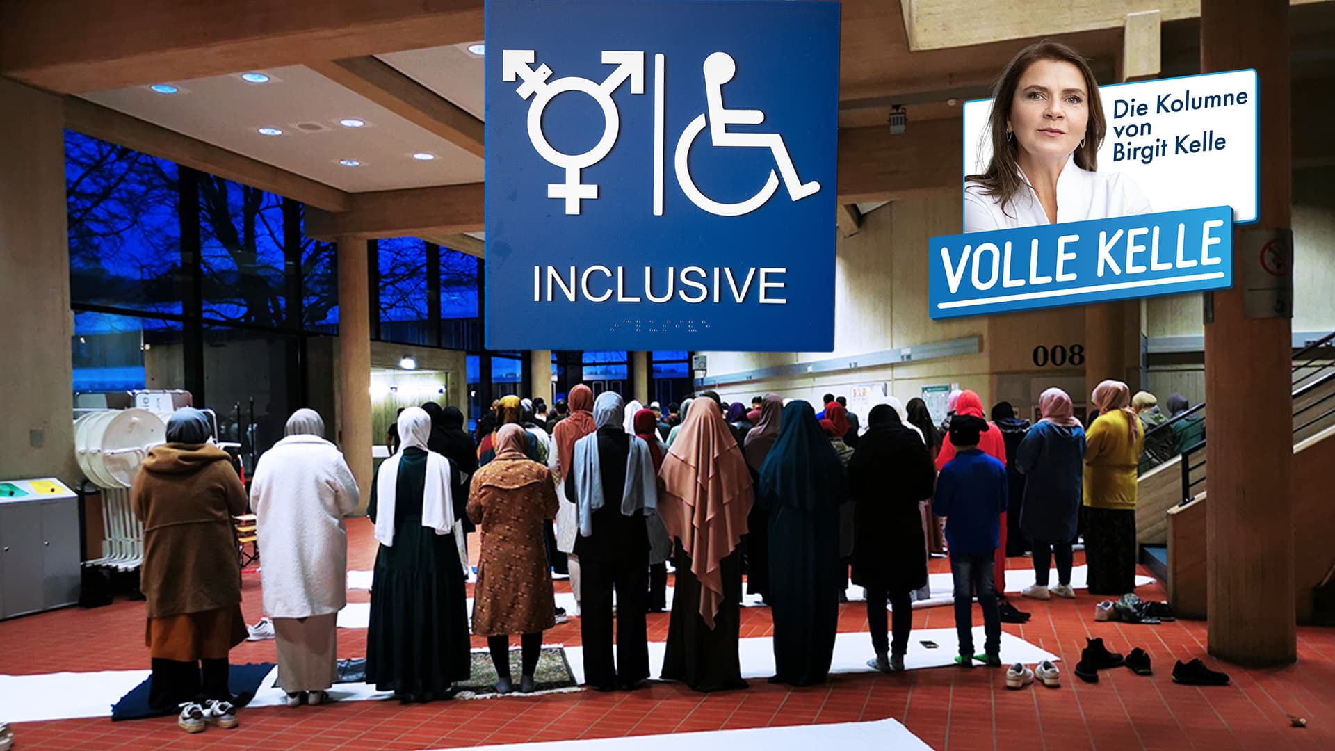 So wird das nie was mit genderneutralen Toiletten in der Moschee