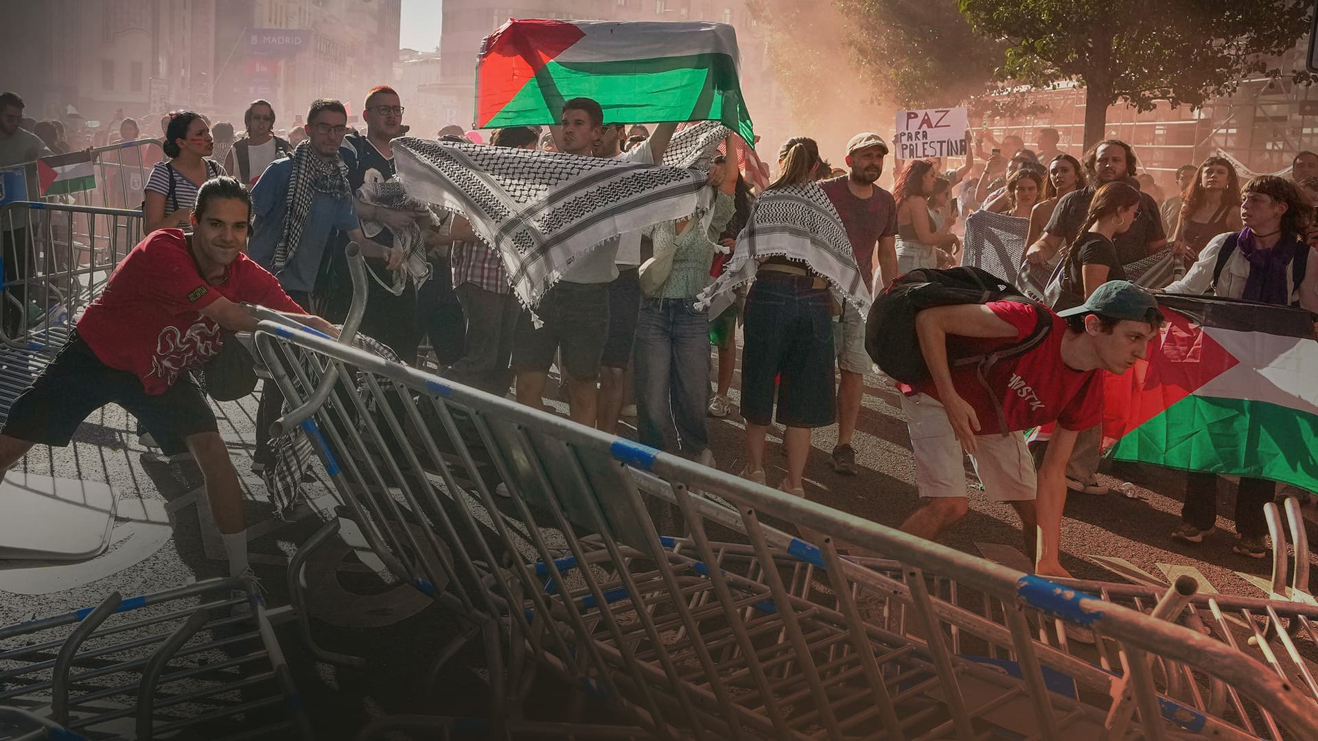 Palästina-Mob triumphiert bei der Vuelta: Israel-Hasser sorgen für Abbruch von weltberühmtem Spanien-Radrennen