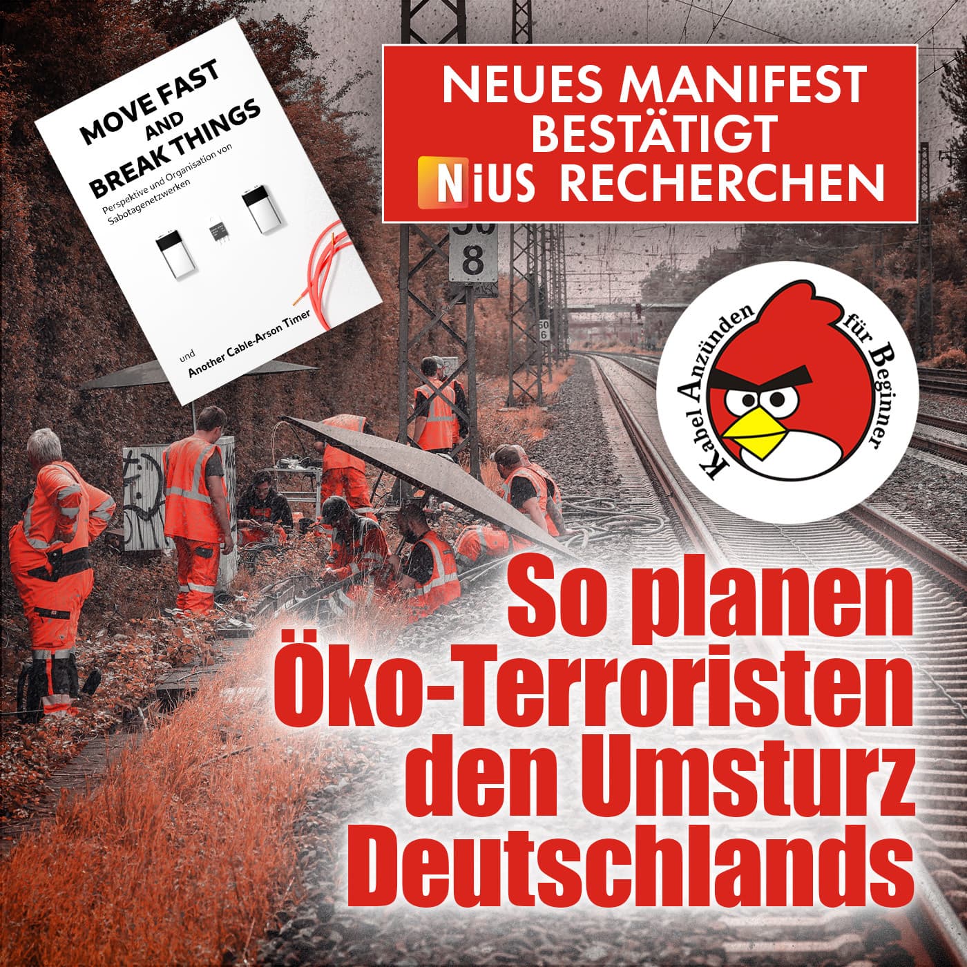 Neues Manifest bestätigt NIUS-Recherchen: So planen Öko-Terroristen den Umsturz Deutschlands