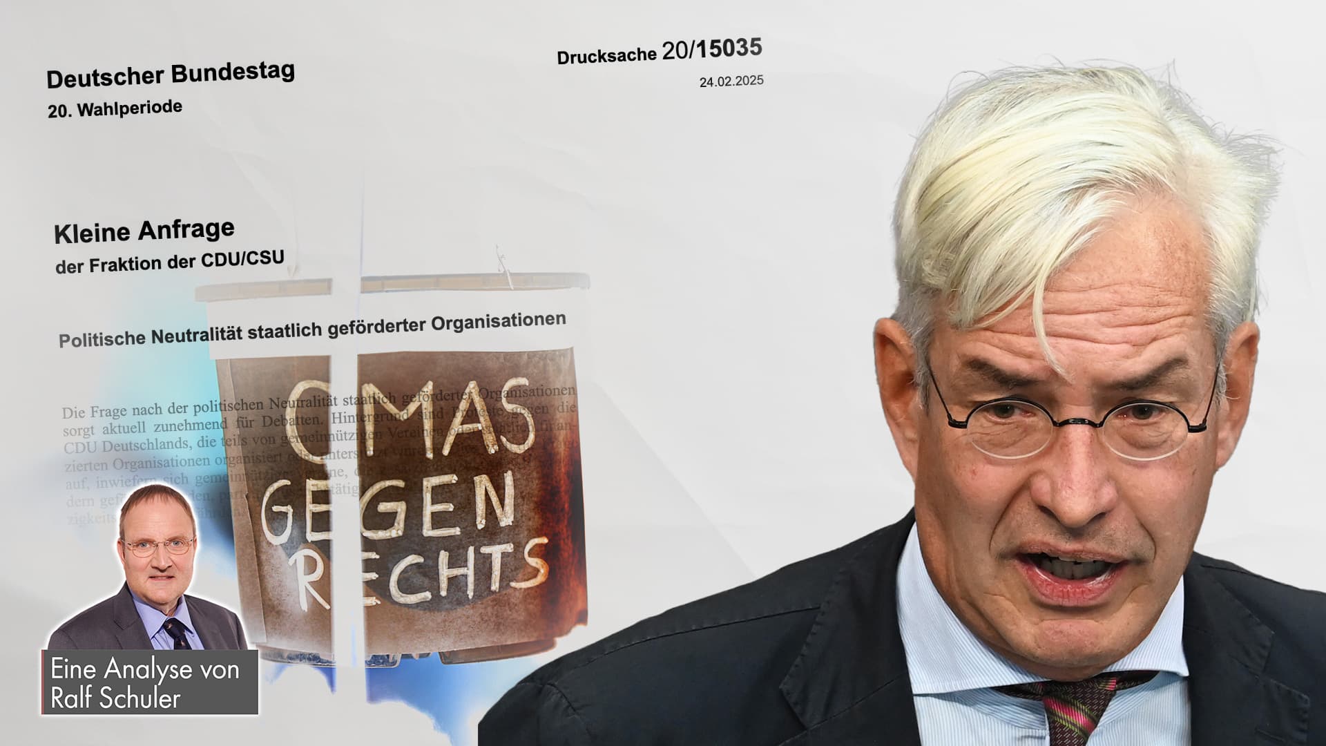 Wie CDU-Politiker mit der NGO-Anfrage einen Sprengsatz für die neue Bundesregierung zündeten