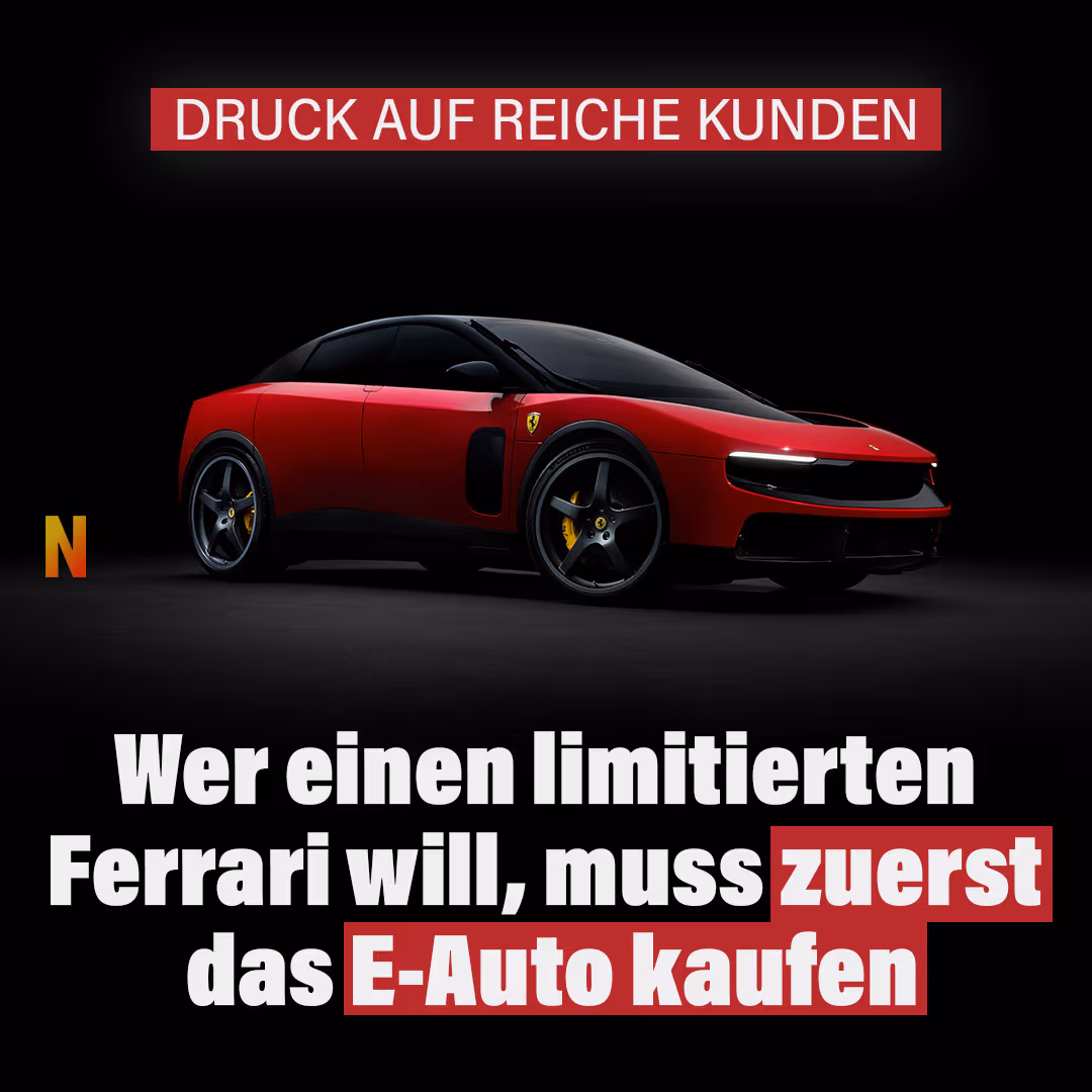 Wer einen limitierten Ferrari will, muss zuerst das E-Auto kaufen