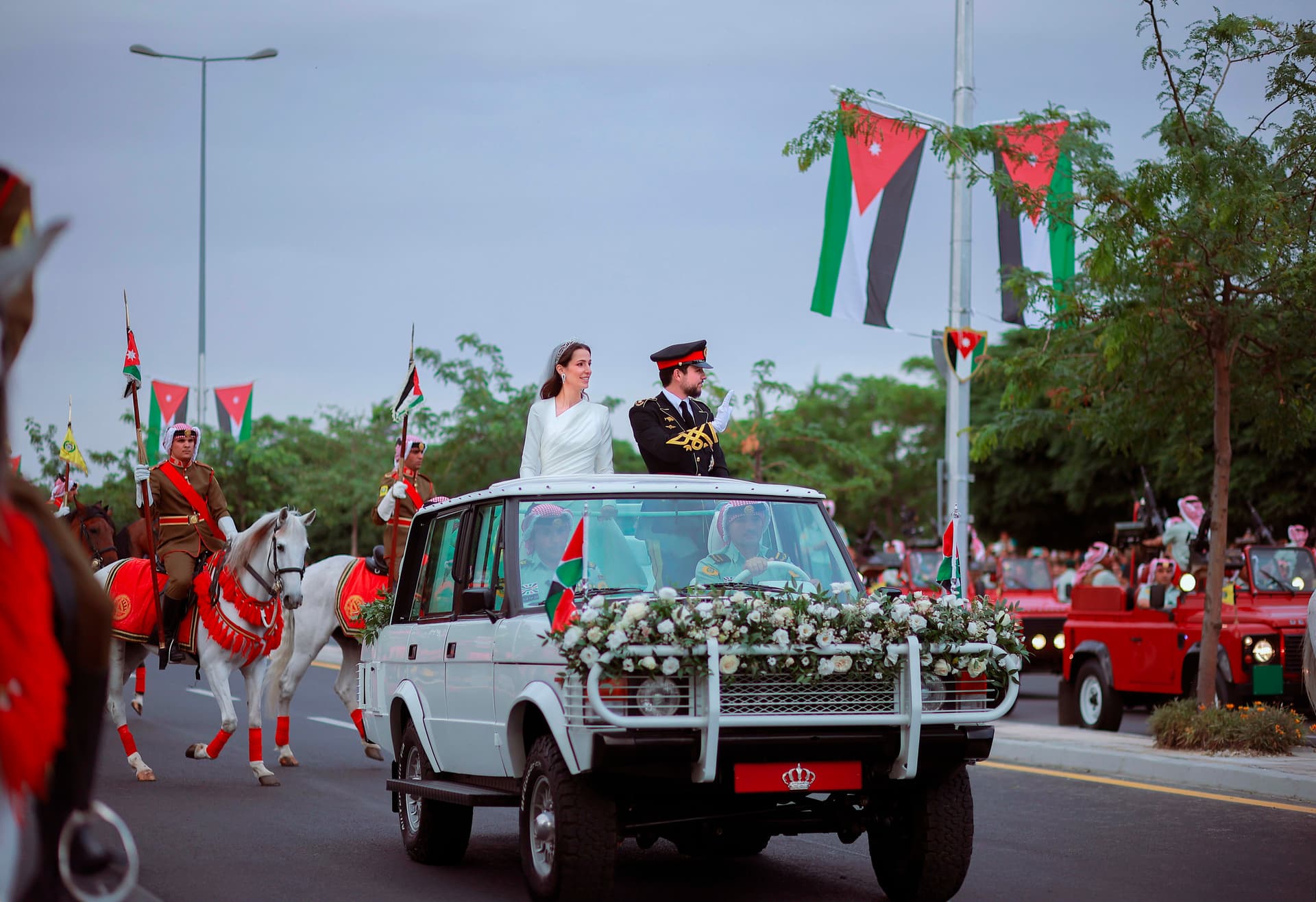 Kronprinz Hussein hat geheiratet: Jordanien feiert glamouröse Party
