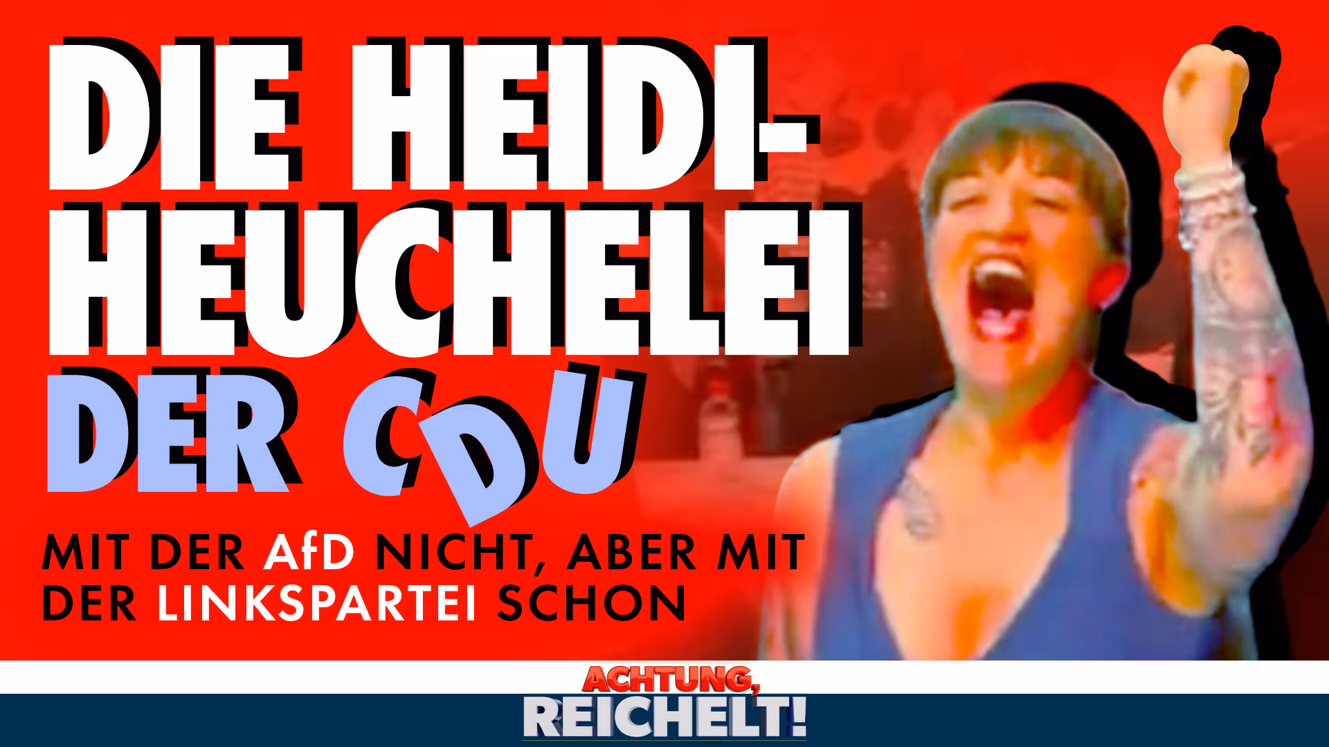 Brandmauer-Heuchelei! Die CDU ist gefangen zwischen Hitler-Wahn und Heidi Reichinnek