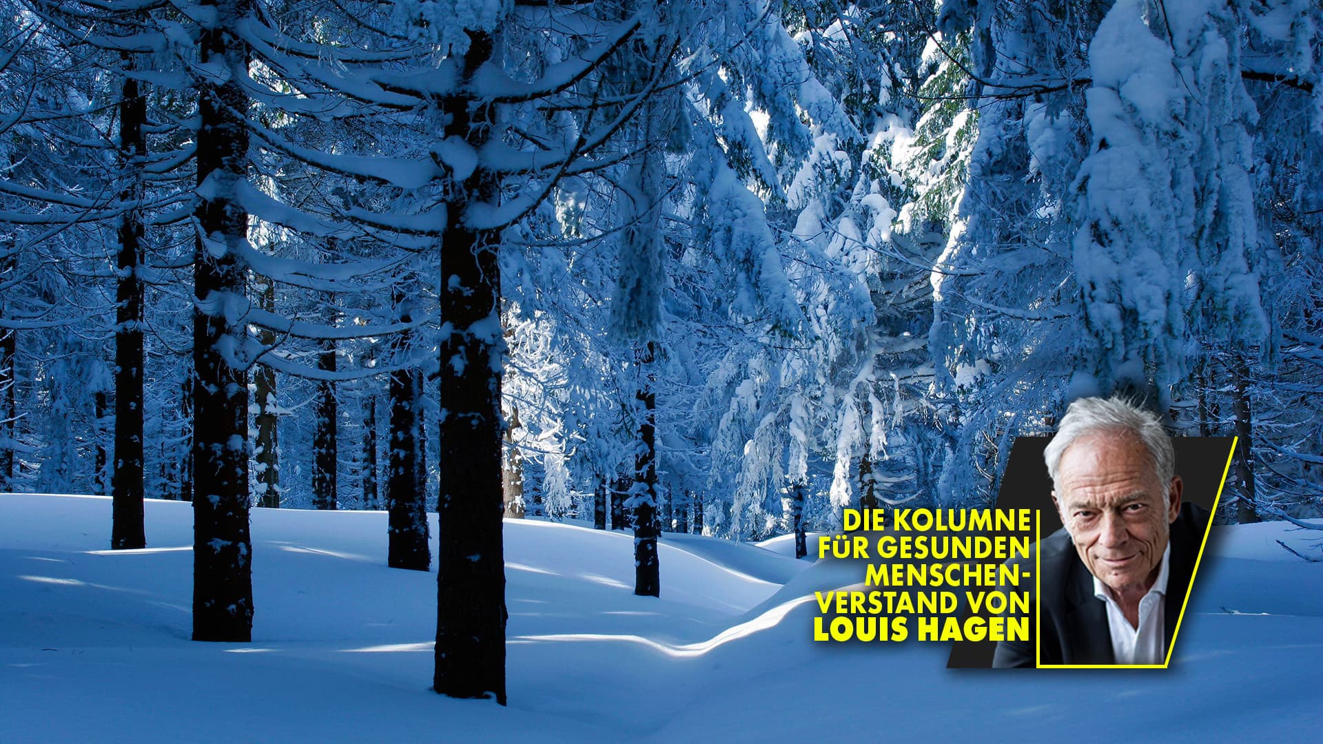 Niemand muss mir sagen, dass es im Winter kälter wird – DANKE!