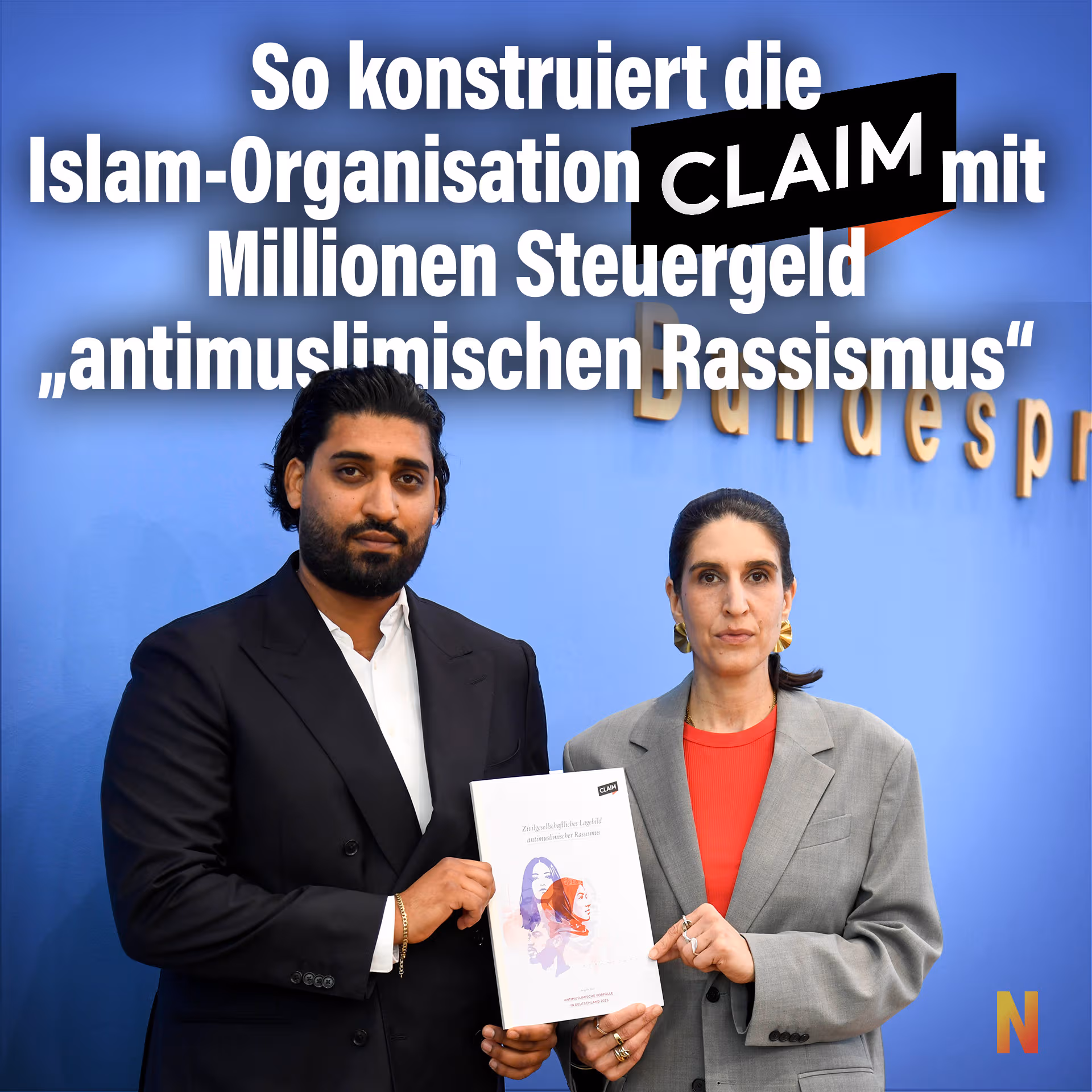So konstruiert die Islam-Organisation „CLAIM“ mit Millionen Steuergeld „antimuslimischen Rassismus“