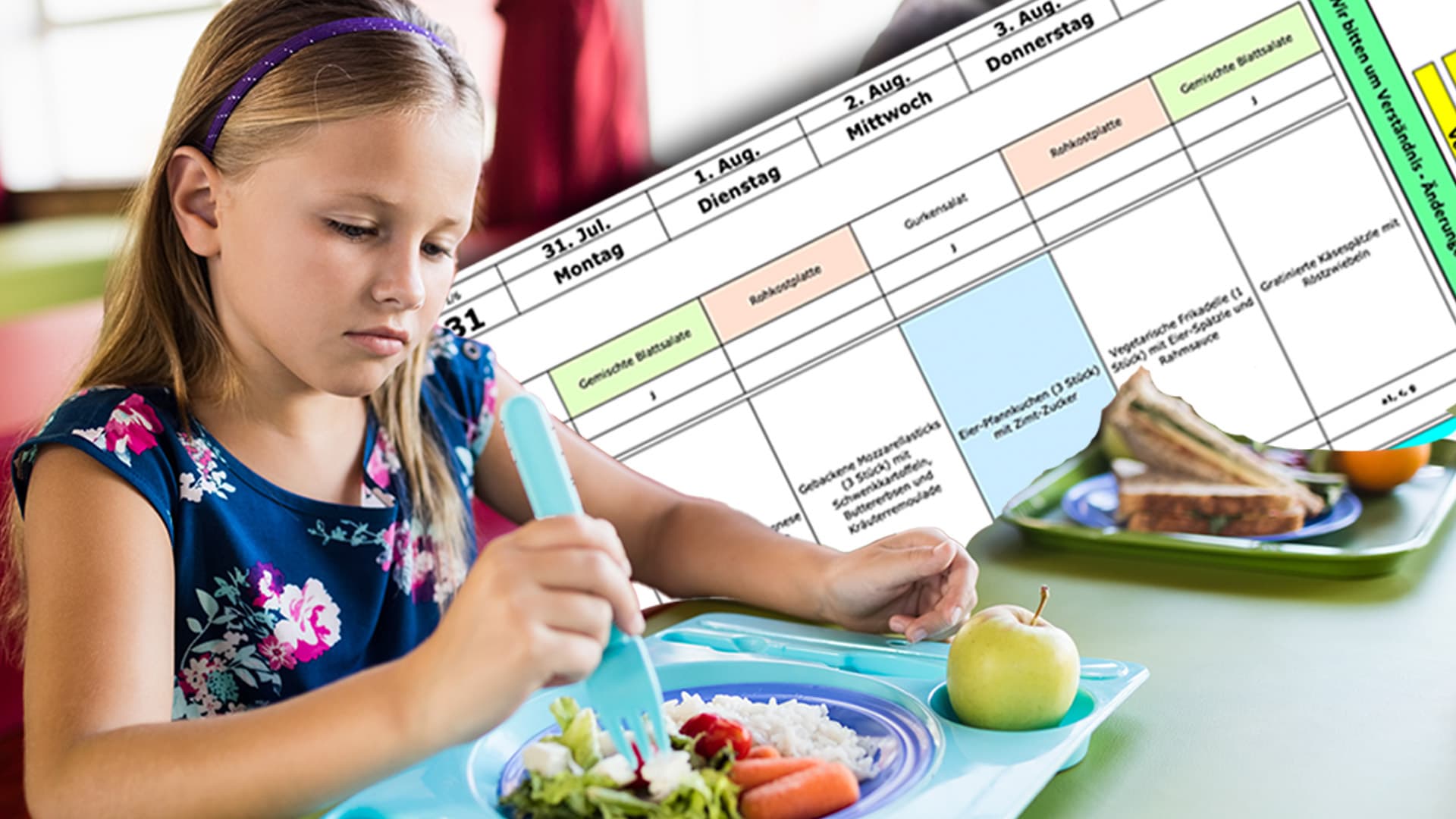 Veggie-Fridakellen, Veggie-Bolognese, Rohkost: Ab sofort nur noch fleischfreies Essen in Freiburger Grundschulen