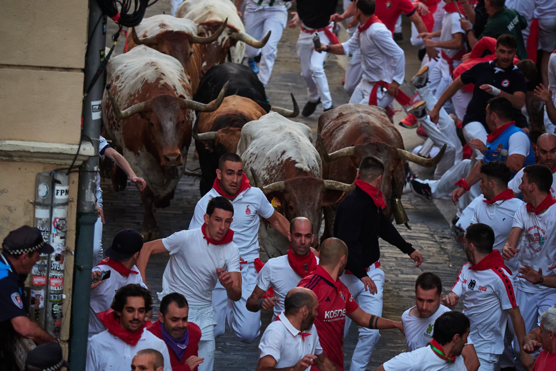 Die Stiere sind wieder los: Erneut sechs Verletzte in Pamplona