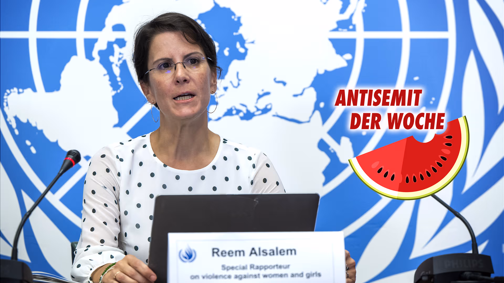 Antisemit der Woche: UN-Sonderberichterstatterin Reem Alsalem leugnet, dass israelische Frauen von der Hamas vergewaltigt wurden