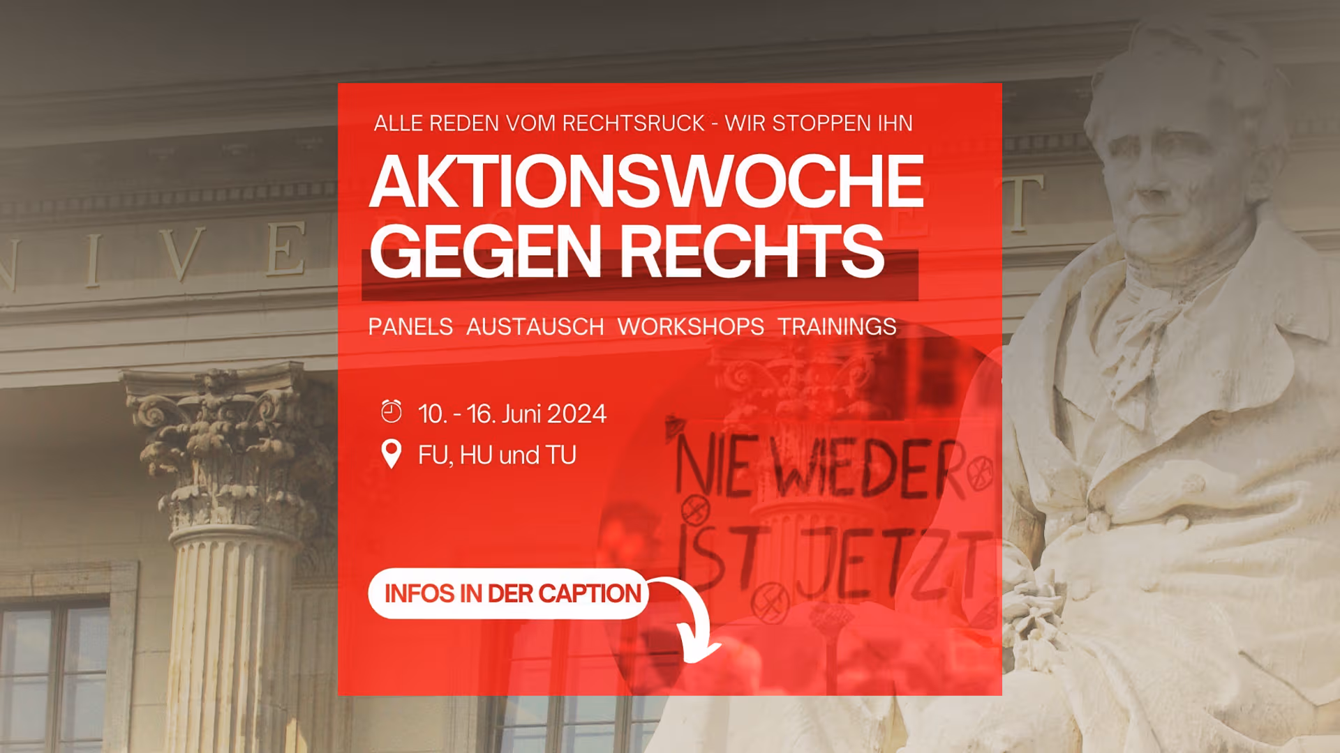 „Aktionswoche gegen Rechts“: Wie die Humboldt-Universität Berlin linke Indoktrination betreibt