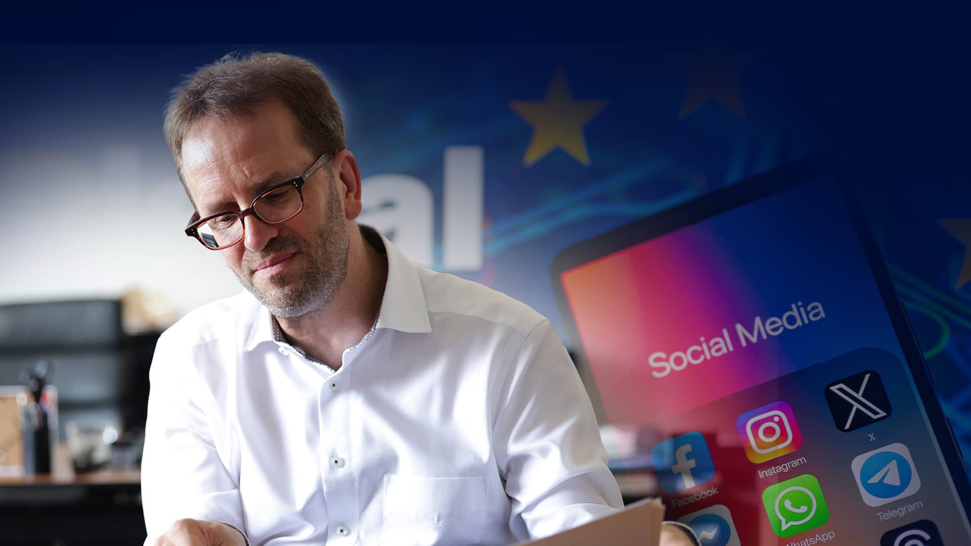 Das Gremium des Grauens: Mit Staatsanwaltschaft und HateAid berät der Grüne Klaus Müller was noch gesagt werden darf