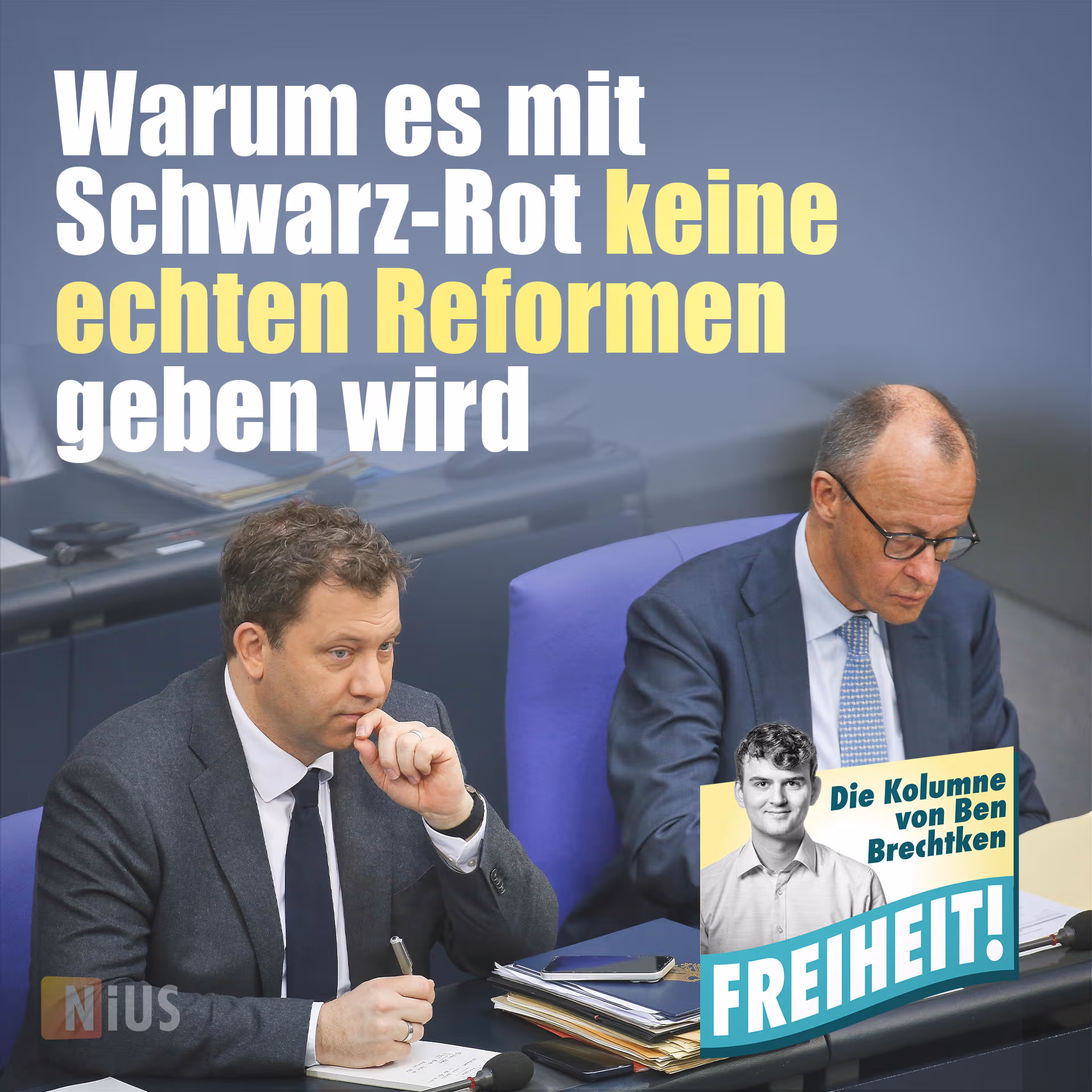 Warum es mit Schwarz-Rot keine echten Reformen geben wird