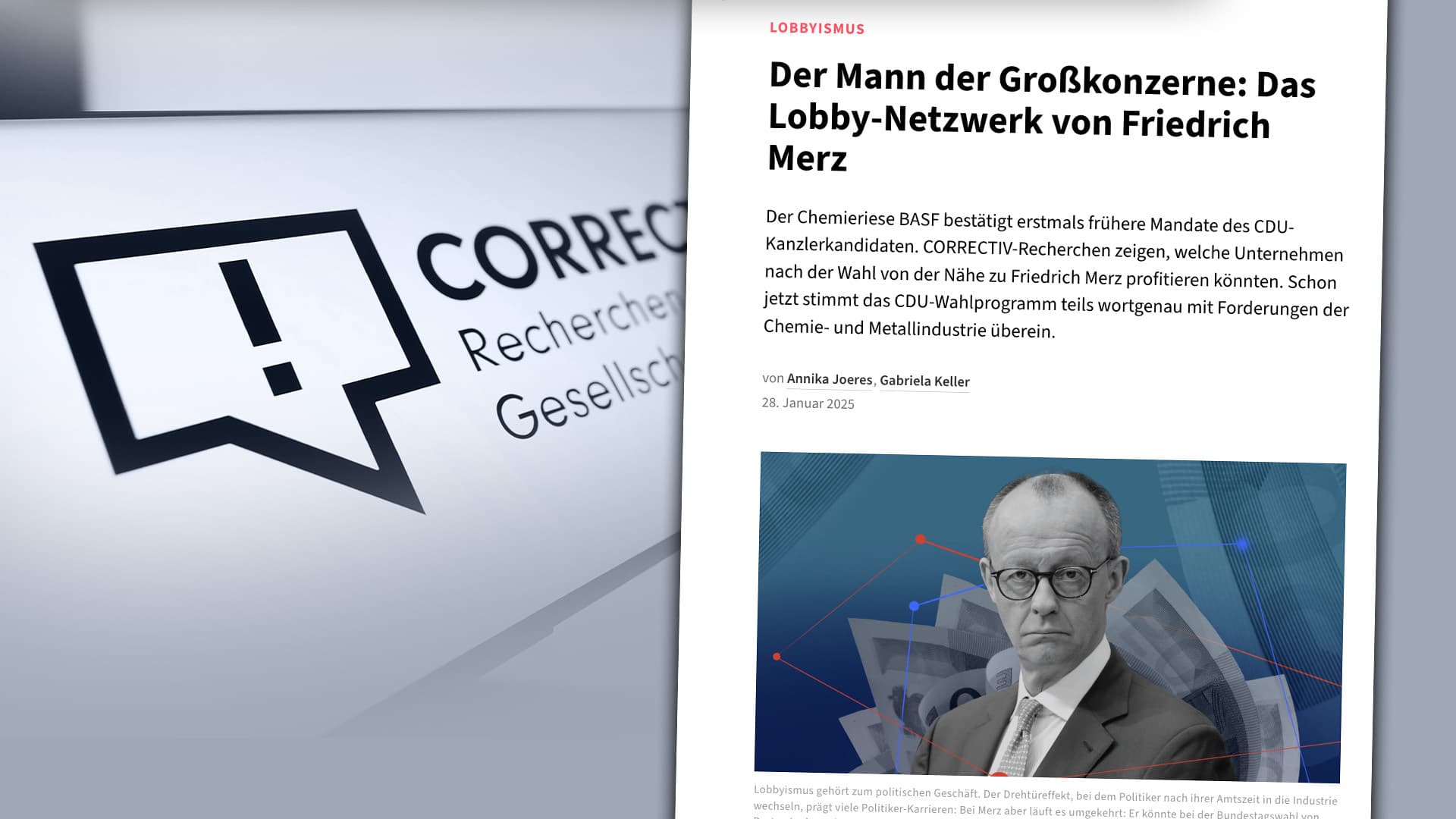 Mal wieder Correctiv-Propaganda: Das Kanzleramt finanziert die Aktivisten hinter dieser Merz-Geschichte