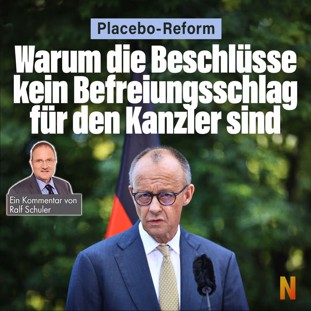 Placebo-Reform: Warum die Beschlüsse kein Befreiungsschlag für den Kanzler sind