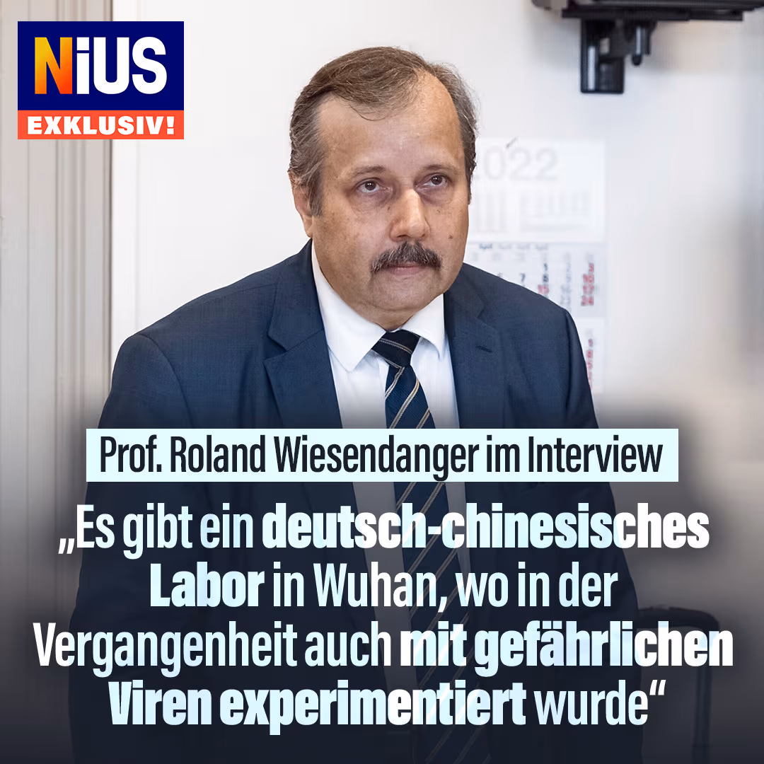 Prof. Roland Wiesendanger im Interview: „Es gibt ein deutsch-chinesisches Labor in Wuhan, wo in der Vergangenheit auch mit gefährlichen Viren experimentiert wurde“
