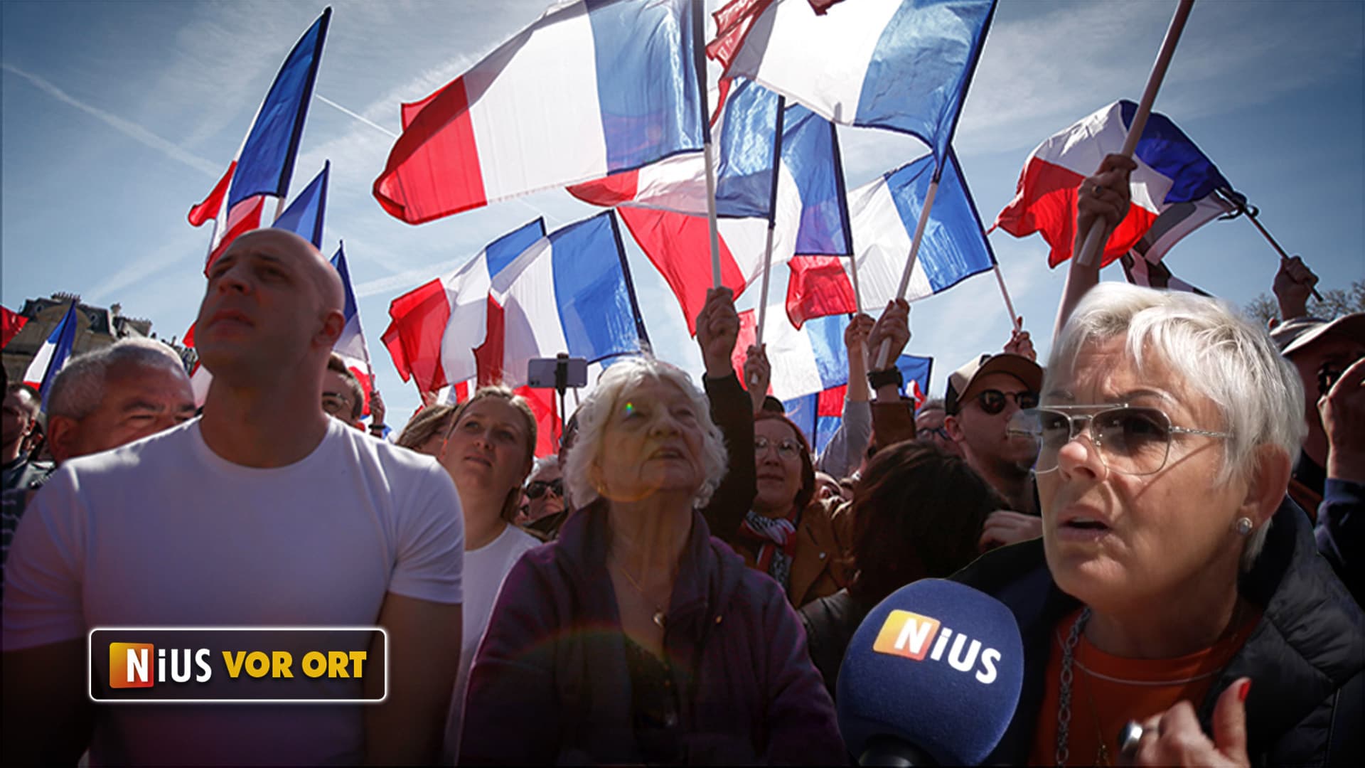 10.000 Demonstranten für Marine Le Pen in Paris: „Wir sind hier, um die französische Demokratie zu verteidigen“