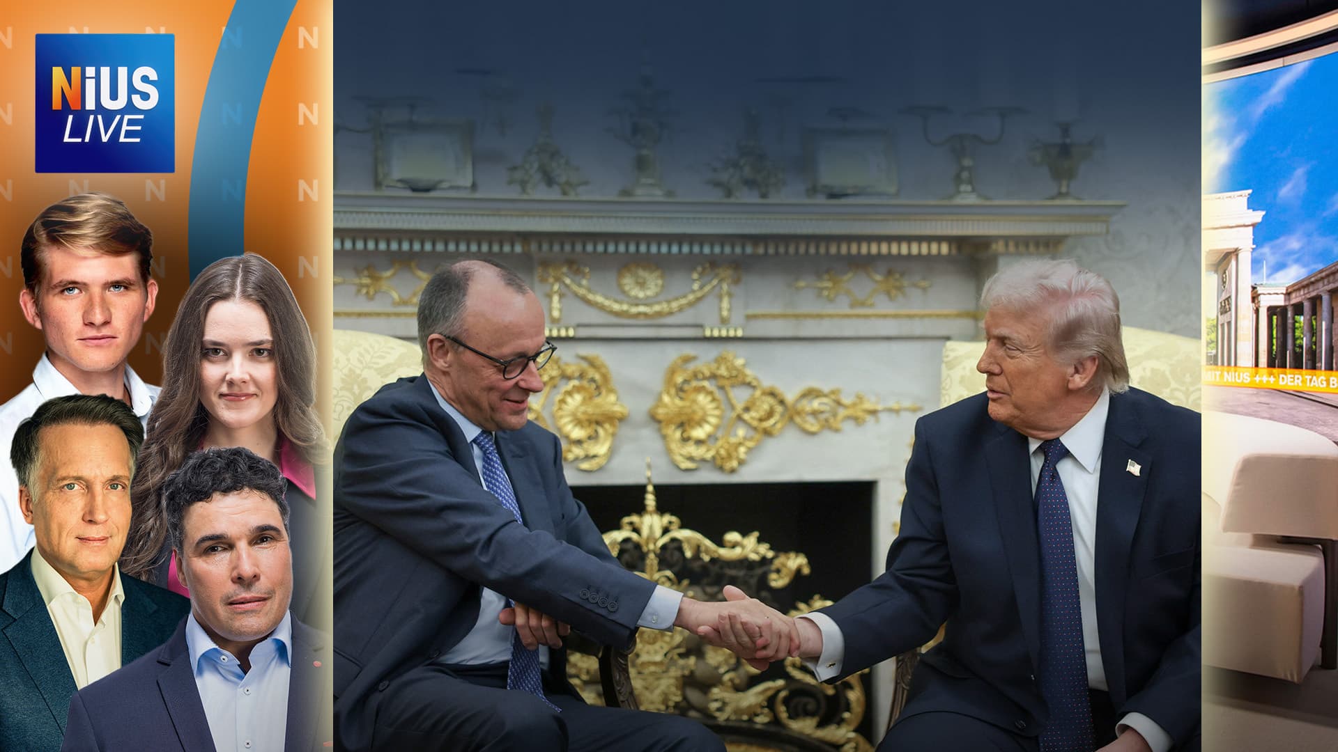 Das war NIUS Live am Mittwoch: Merz bei Trump – brisanter Besuch im Oval Office
