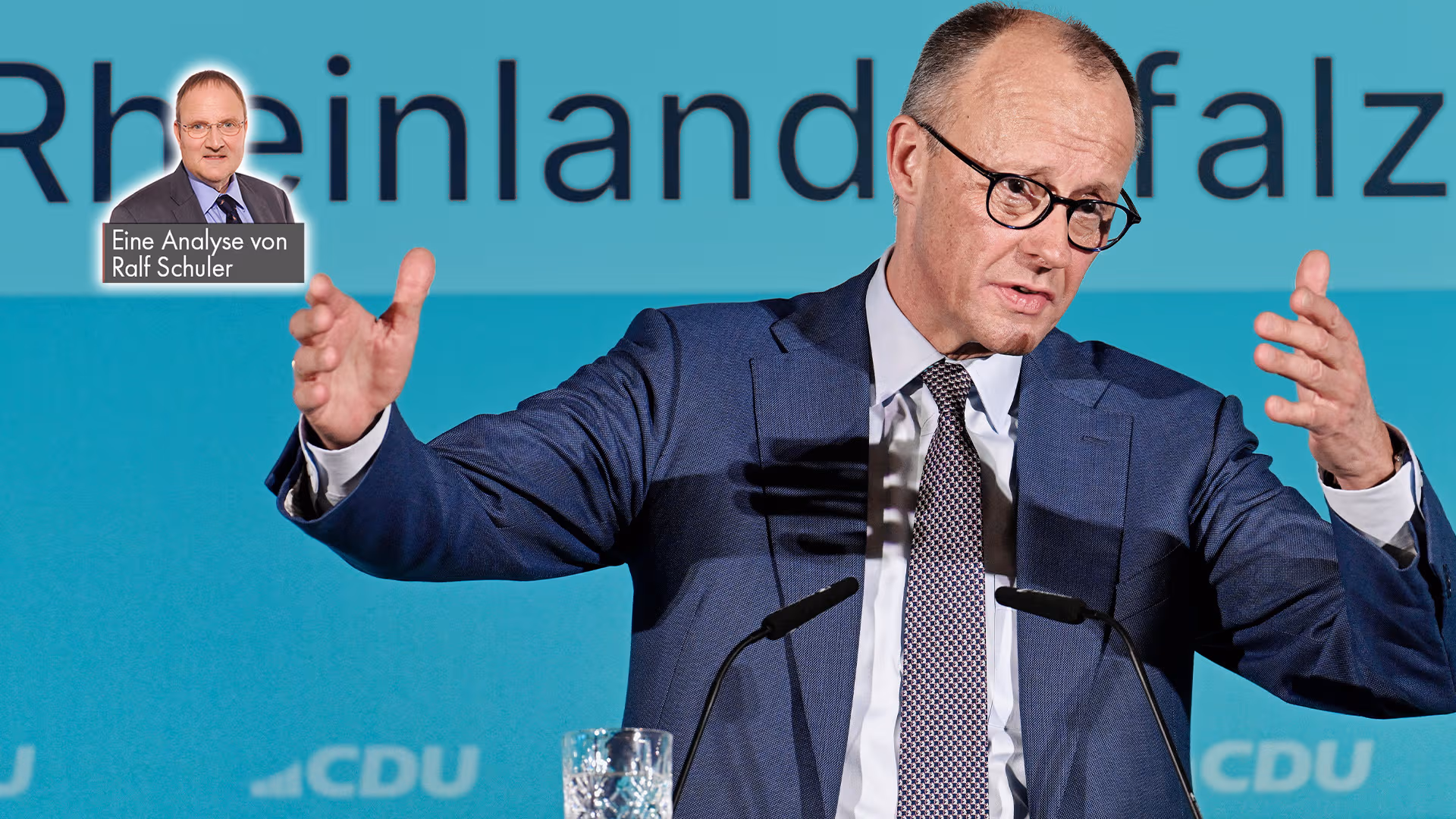 Welterklärer im Wahlkampf-Modus: Beim CDU-Wahlkampfabschluss in Rheinland-Pfalz zeigt sich Außenkanzler Merz betont volksnah