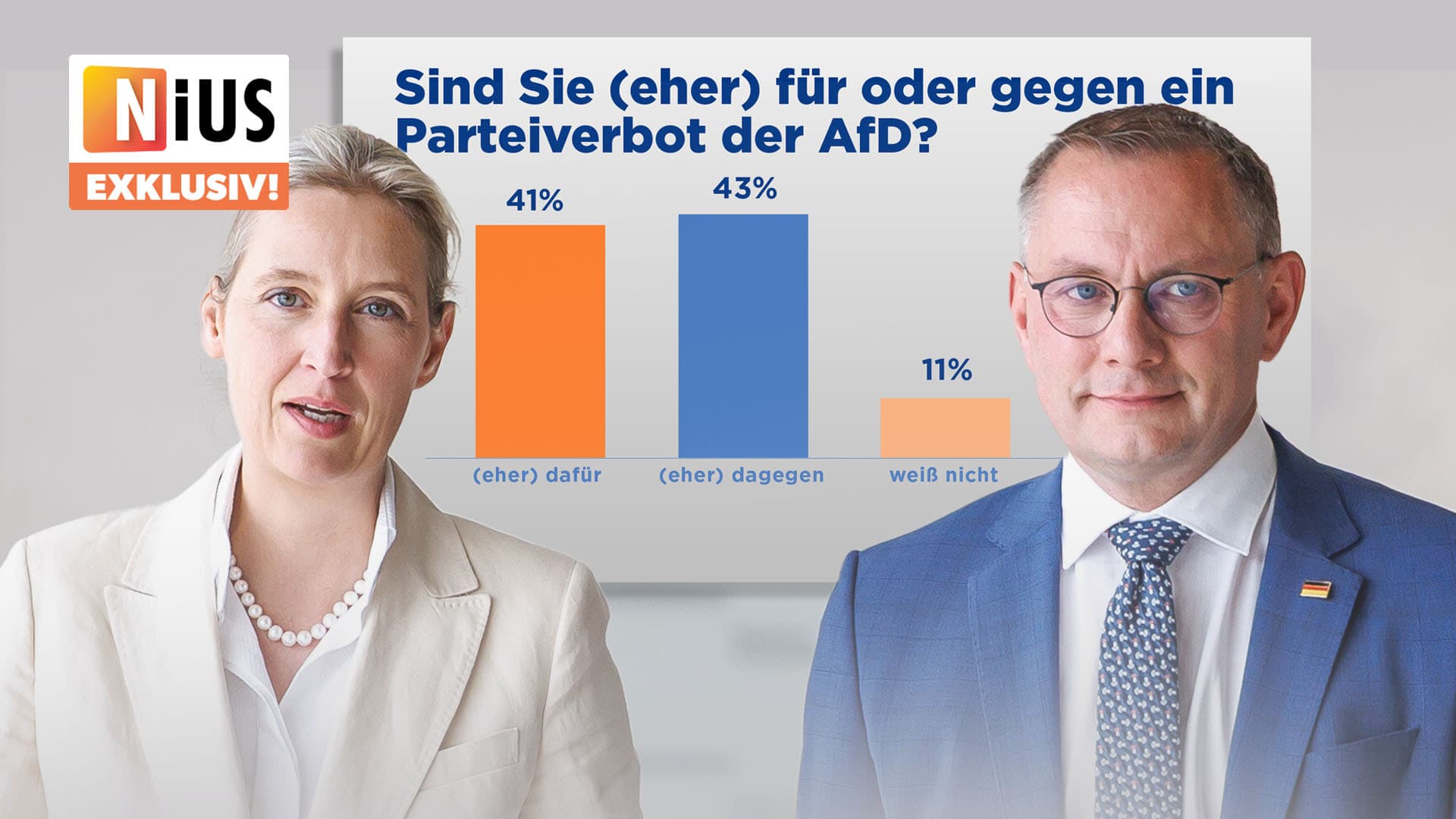 Repräsentative Umfrage: Mehrheit spricht sich gegen AfD-Verbot aus