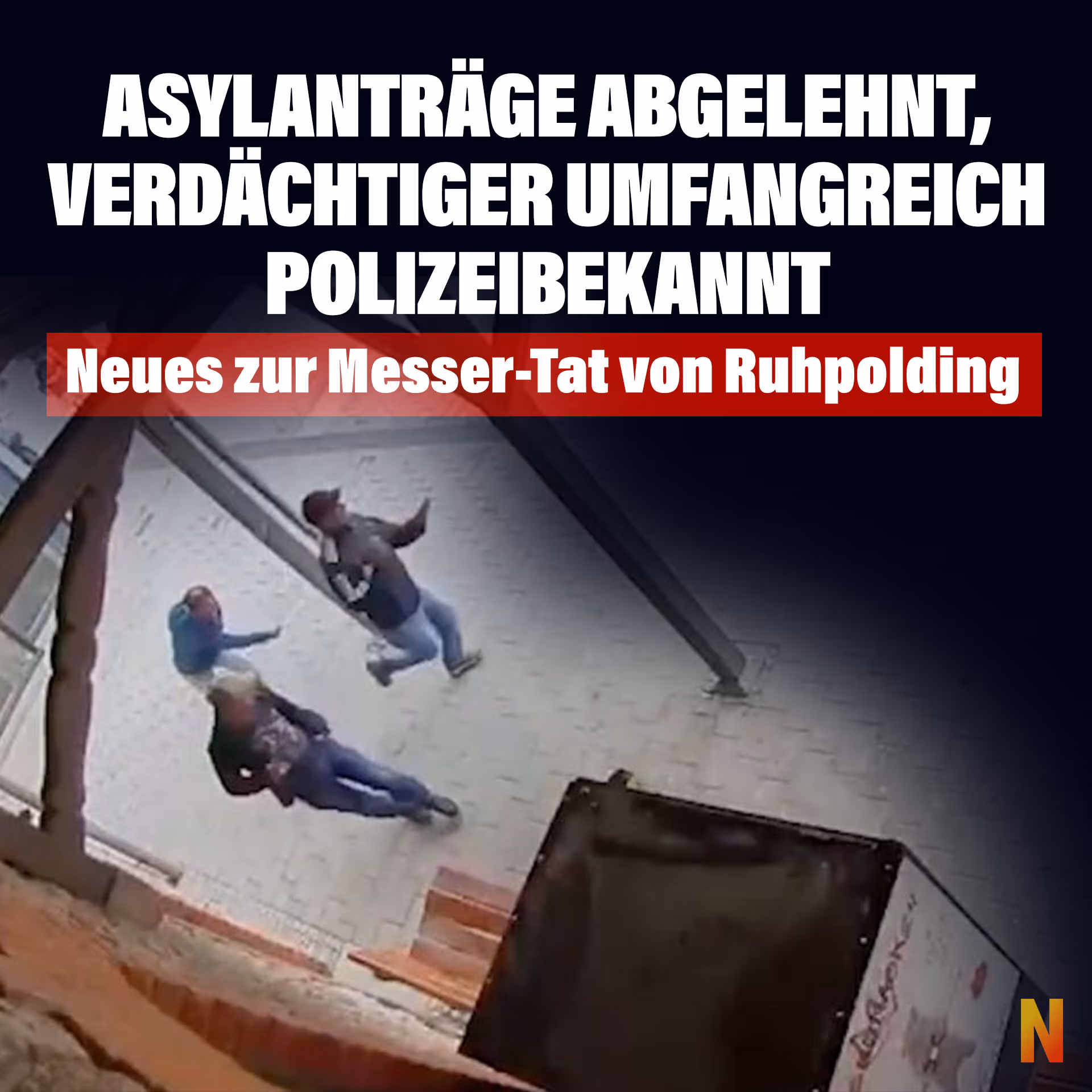Asylanträge abgelehnt, Verdächtiger polizeibekannt: Neues zur Messer-Tat von Ruhpolding