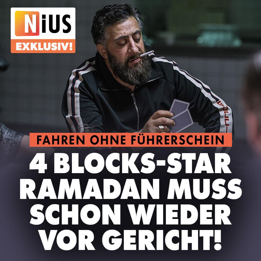 Exklusiv! Fahren ohne Führerschein: 4 Blocks-Star Ramadan muss schon wieder vor Gericht!