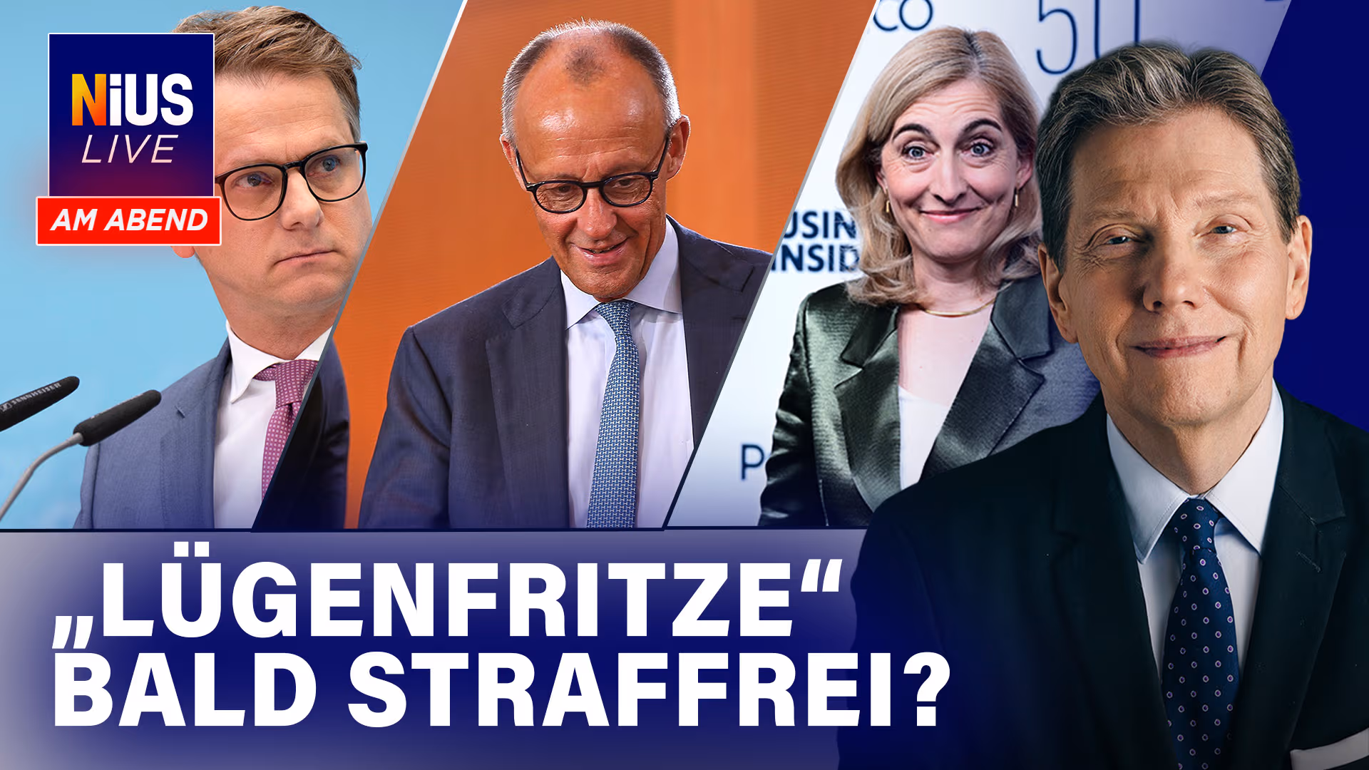 Carsten Linnemann will Paragraph 188 abschaffen I NIUS Live am Abend vom 04.06.2026