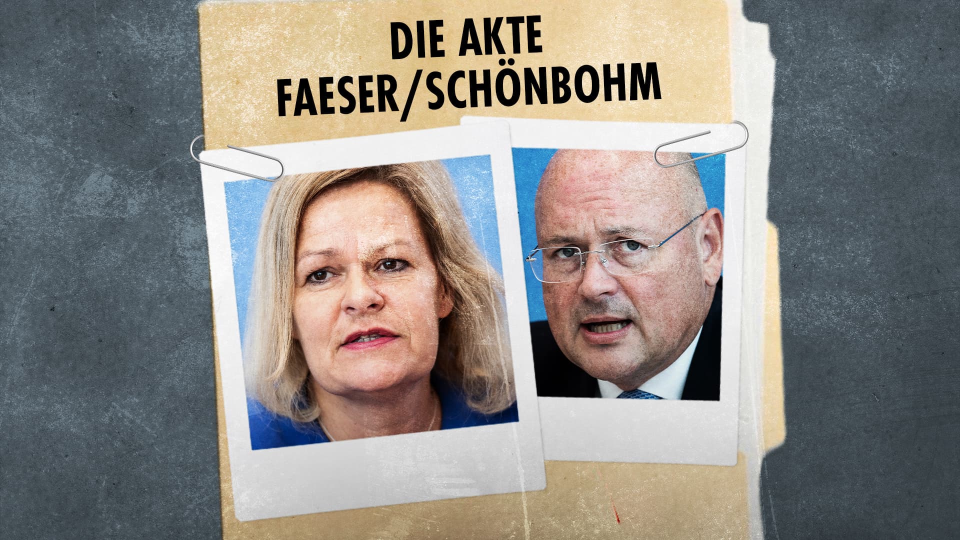Die Akte Faeser-Schönbohm: Chronik eines Skandals