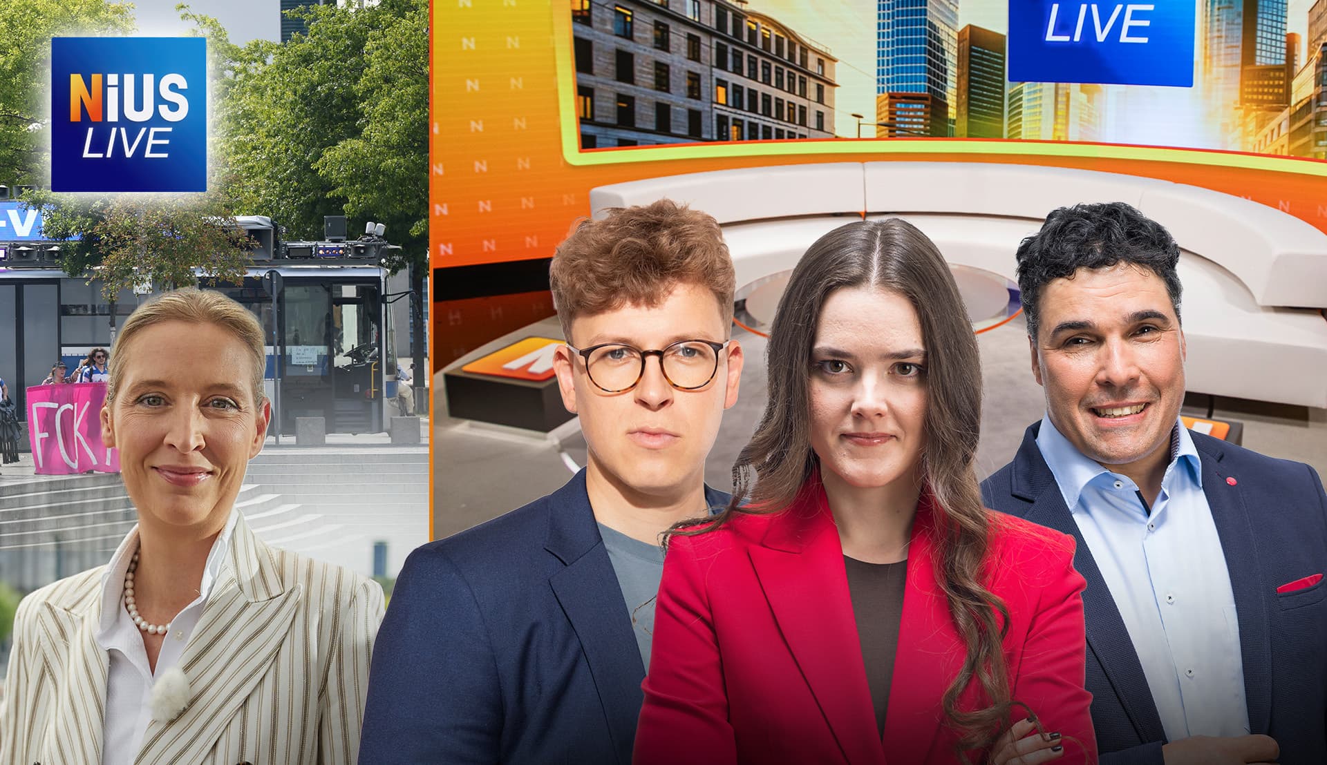 Das war NIUS Live am Mittwoch: Störaktion gegen Weidel soll mit Polizei abgestimmt sein