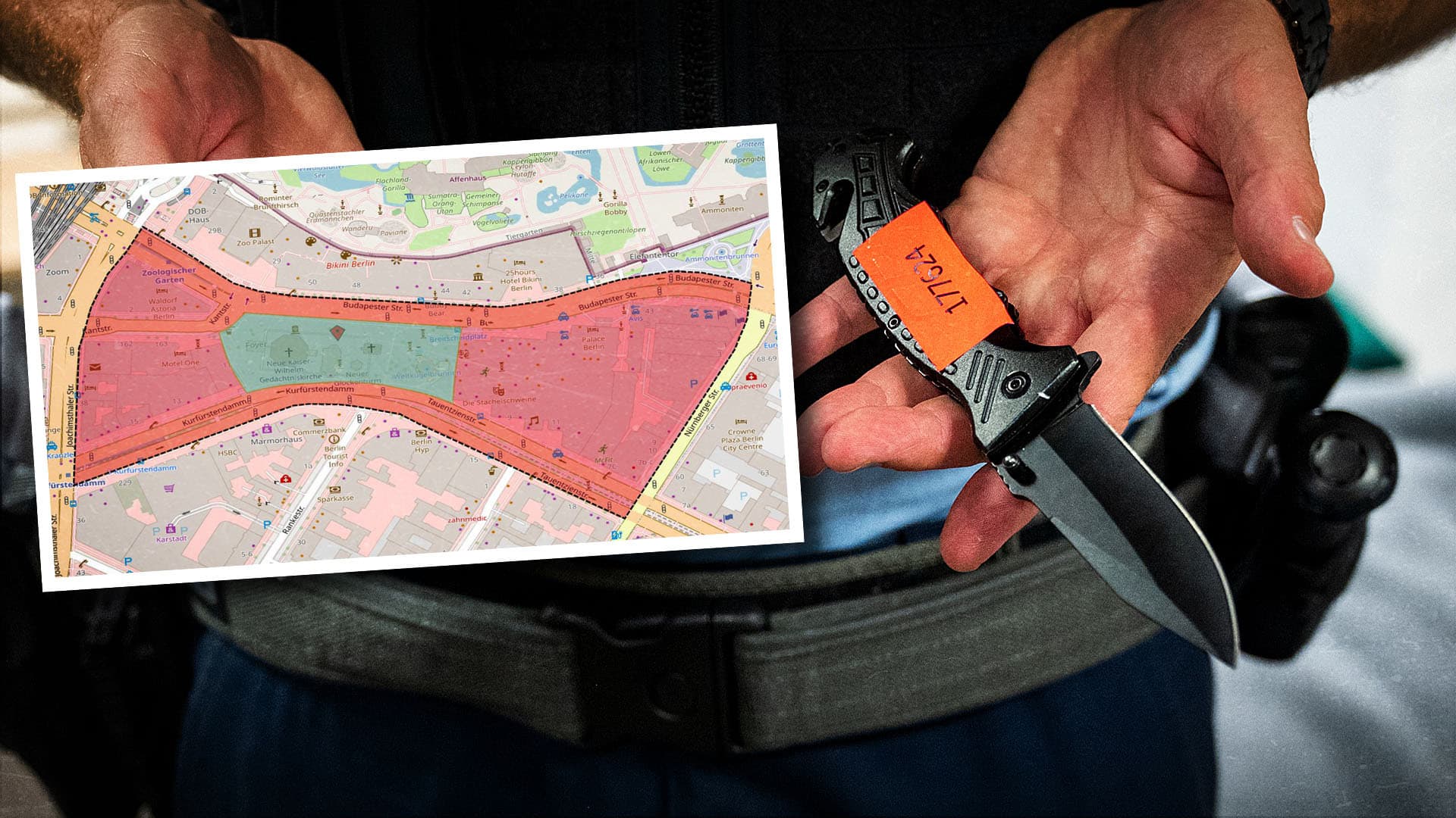 Messer-Angst vorm EM-Achtelfinale: Berlin erlässt Messerverbotszonen zum Deutschland-Spiel
