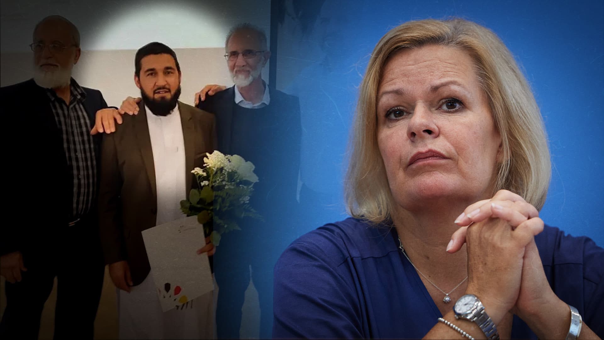Skandal-Bericht! Nancy Faeser bildet einen Islamisten als Imam aus, den ihre Behörden im Visier haben