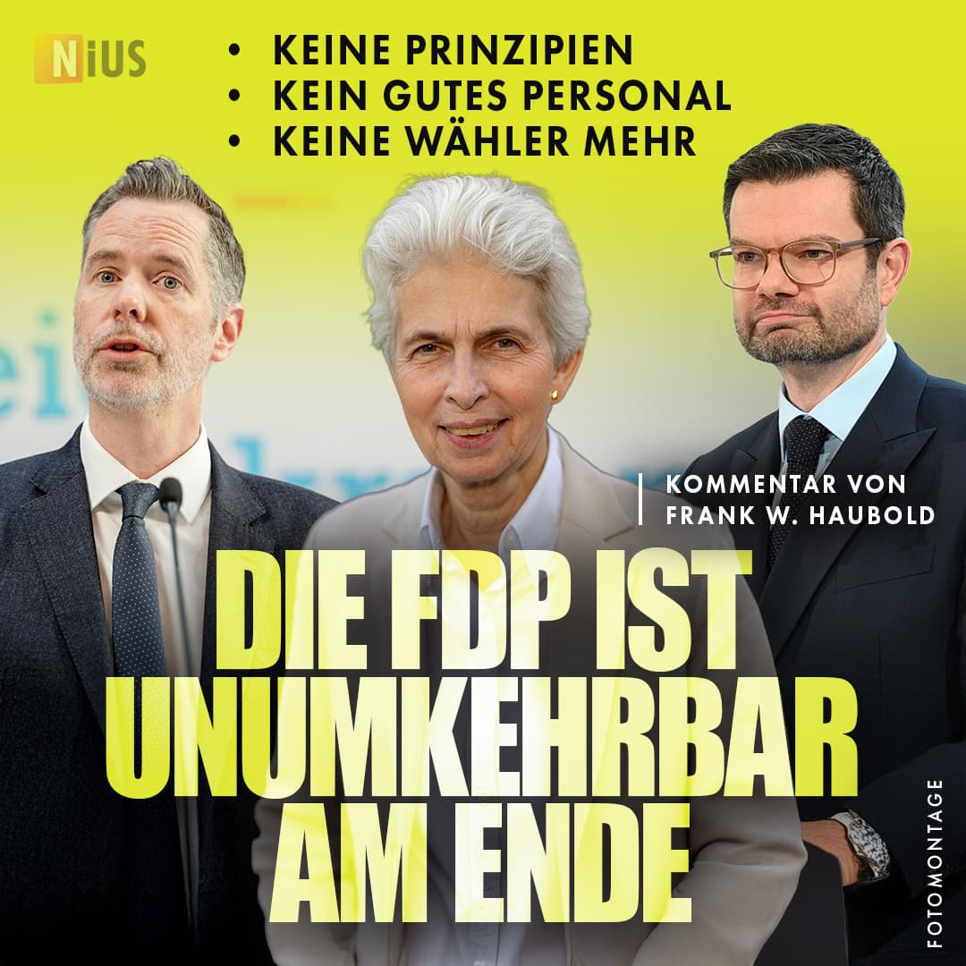 Keine Prinzipien, kein gutes Personal, keine Wähler mehr: Die FDP ist unumkehrbar am Ende
