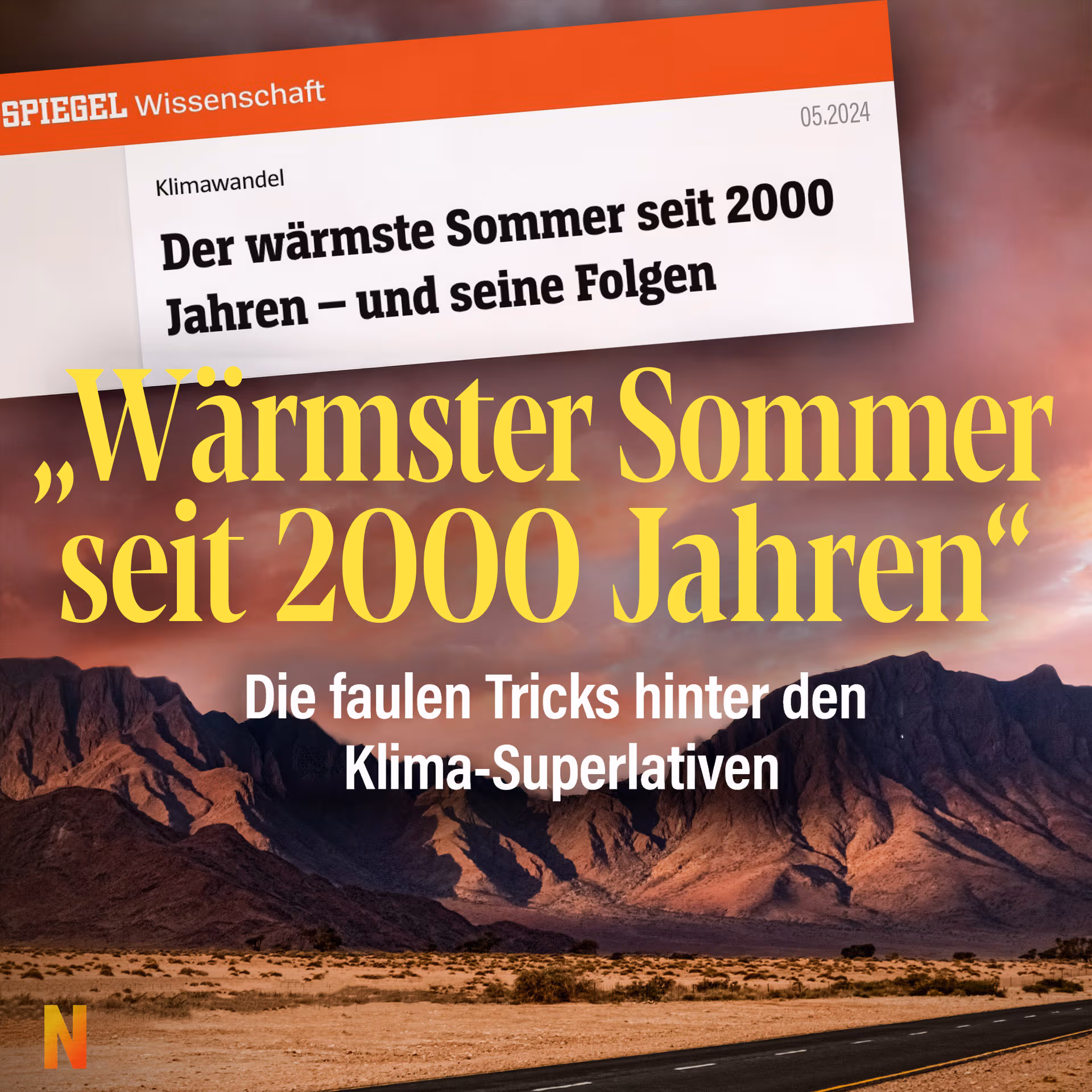 „Wärmster Sommer seit 2000 Jahren“ – die faulen Tricks hinter den Klima-Superlativen