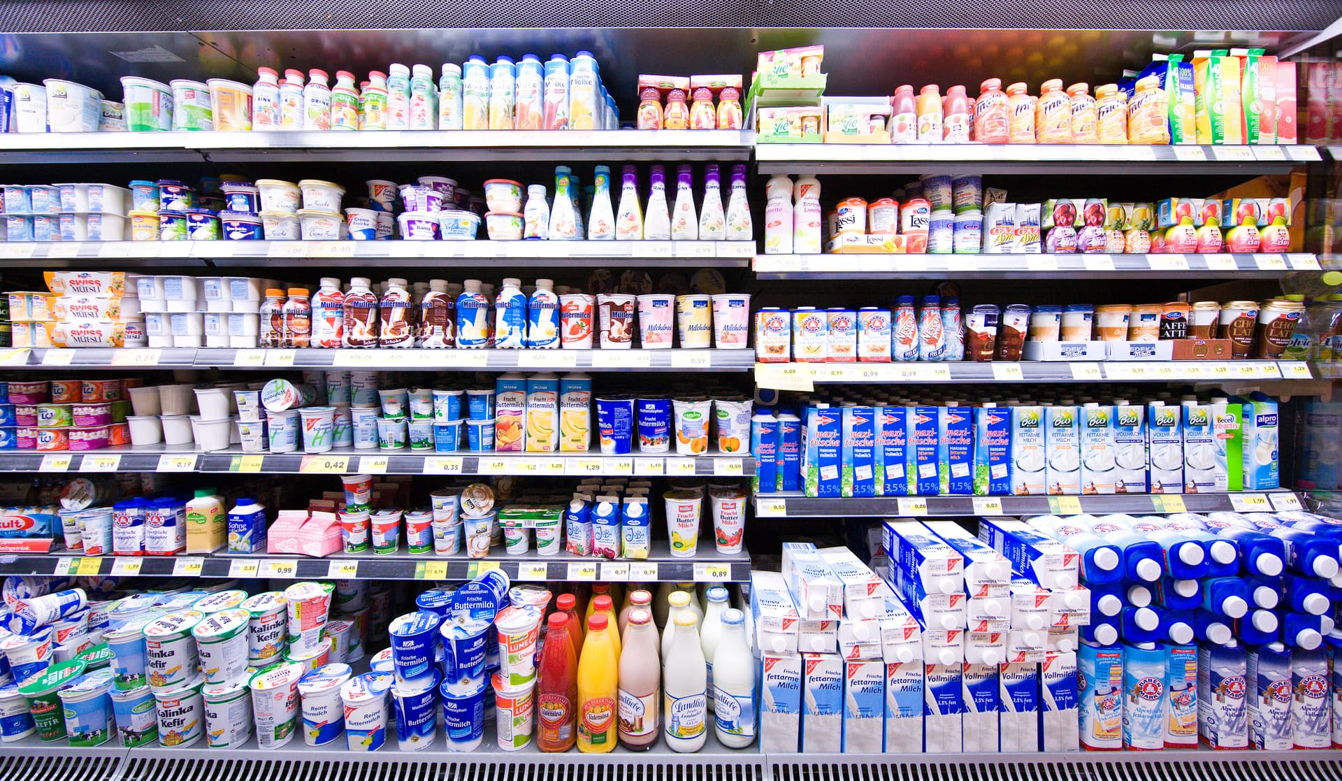 Preisrutsch bei Discountern: Milchprodukte werden billiger!