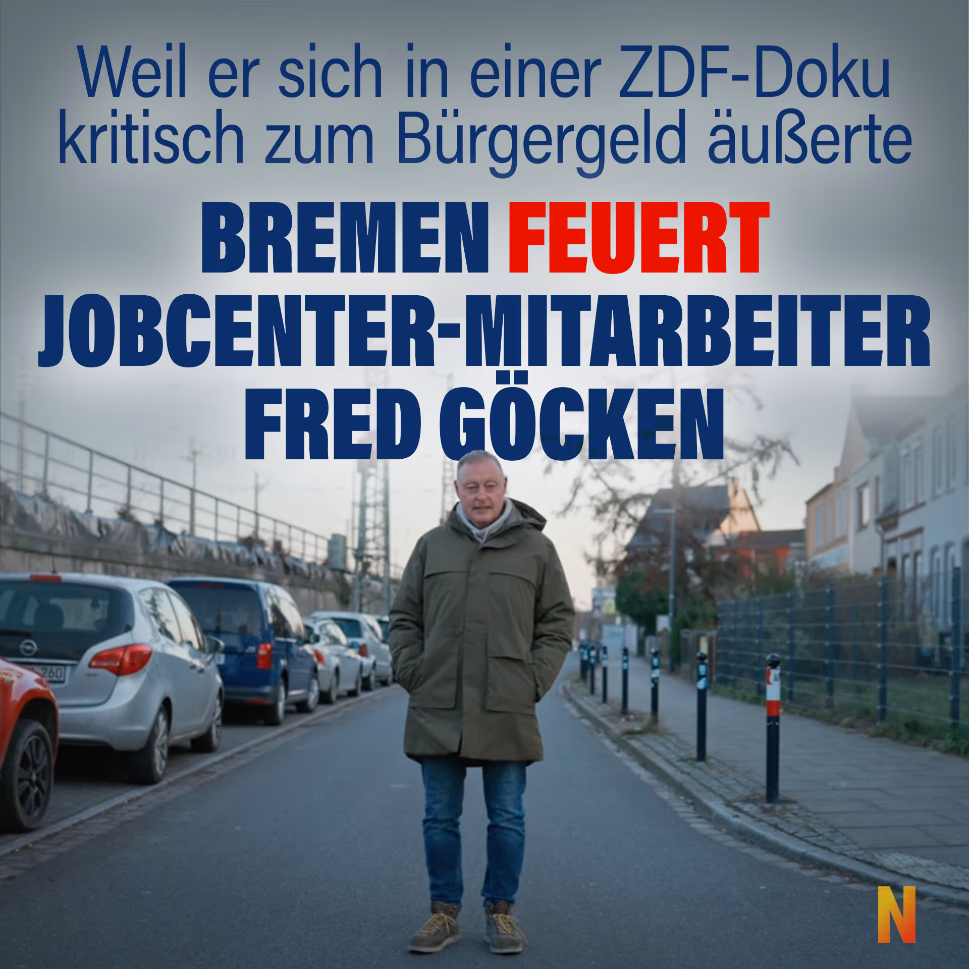 Weil er sich in einer ZDF-Doku kritisch äußerte: Bremen feuert Jobcenter-Mitarbeiter Fred Göcken